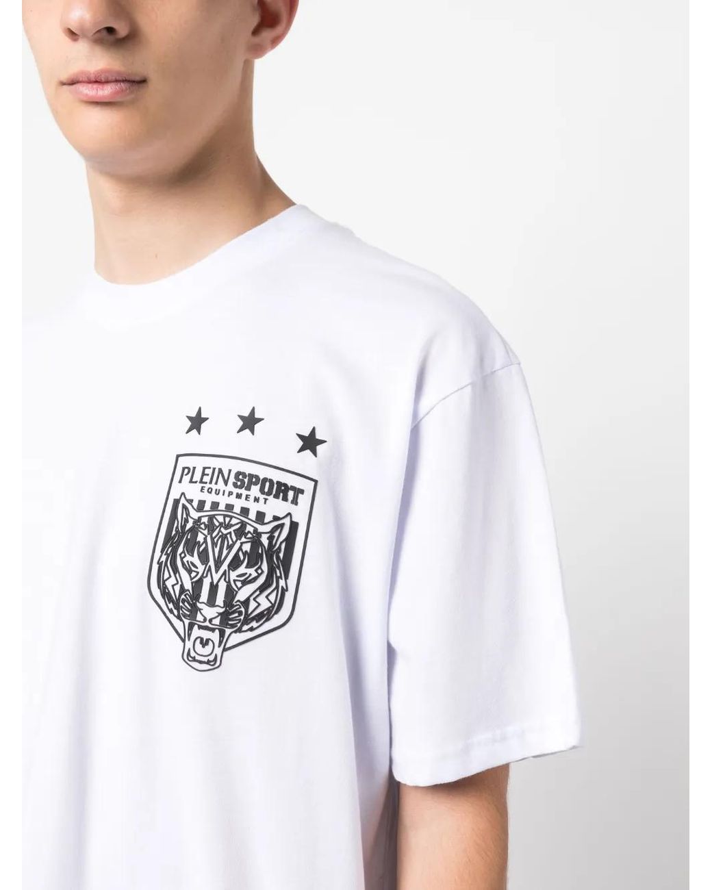 Philipp Plein White Tiger Crest Edition T-Shirt for men