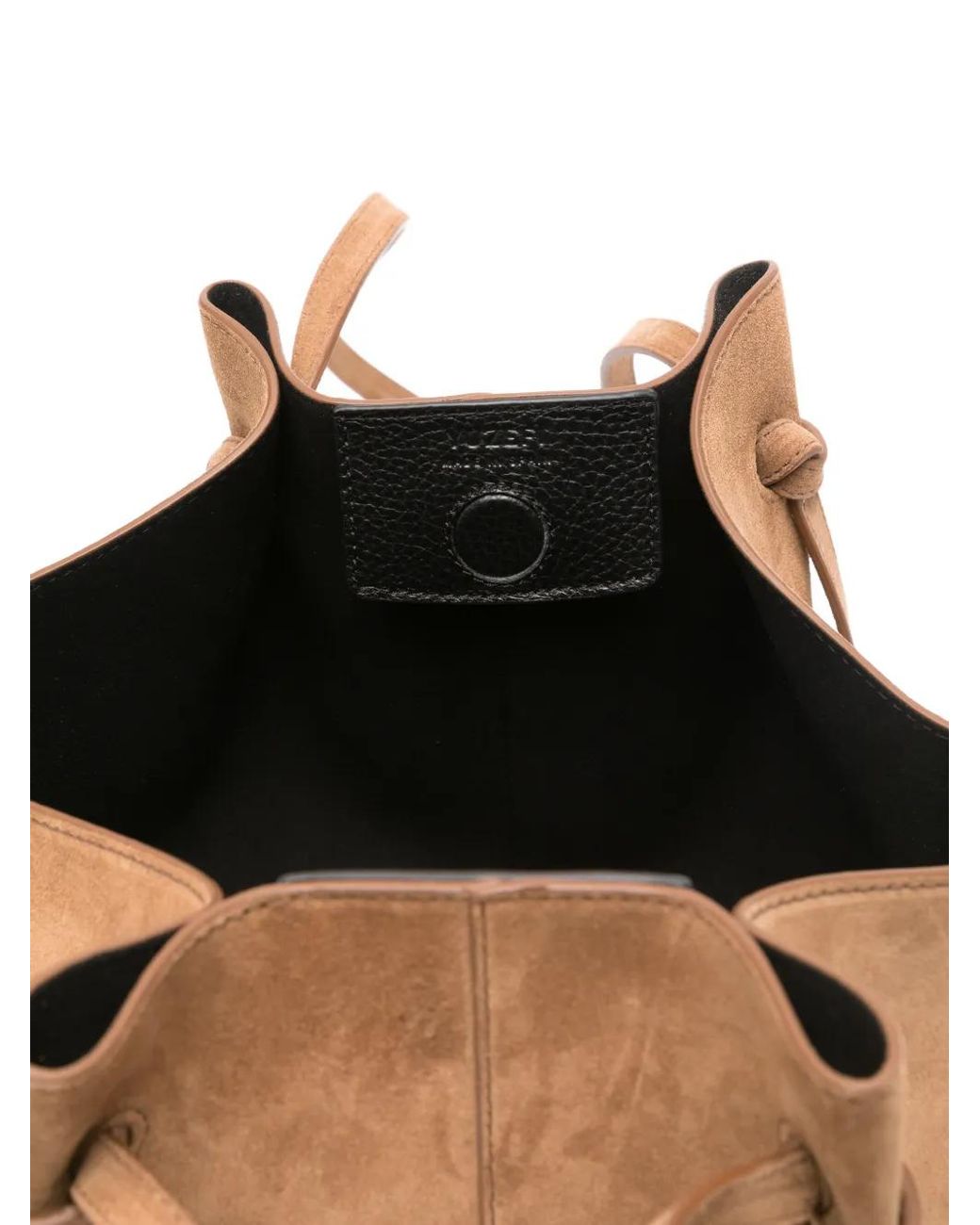 Yuzefi Natural Mochi Knot-Detail Shoulder Bag