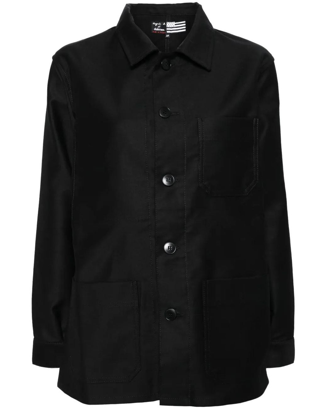 Agnes B. Black Oversized Jacket