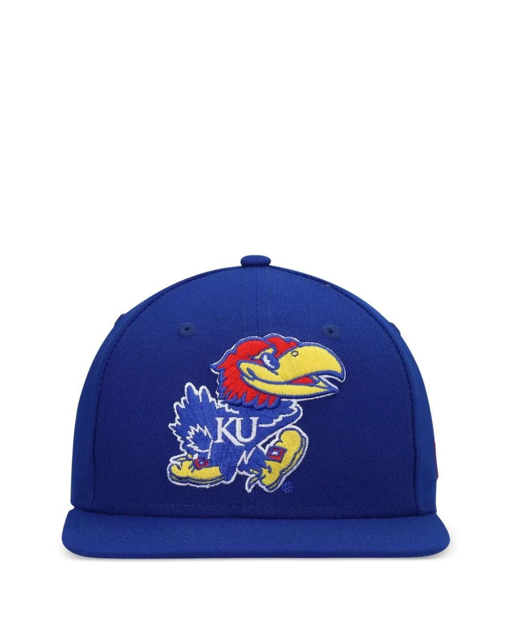 KTZ Blue 9Fifty Kansas Jayhawks Snapback Cap for men