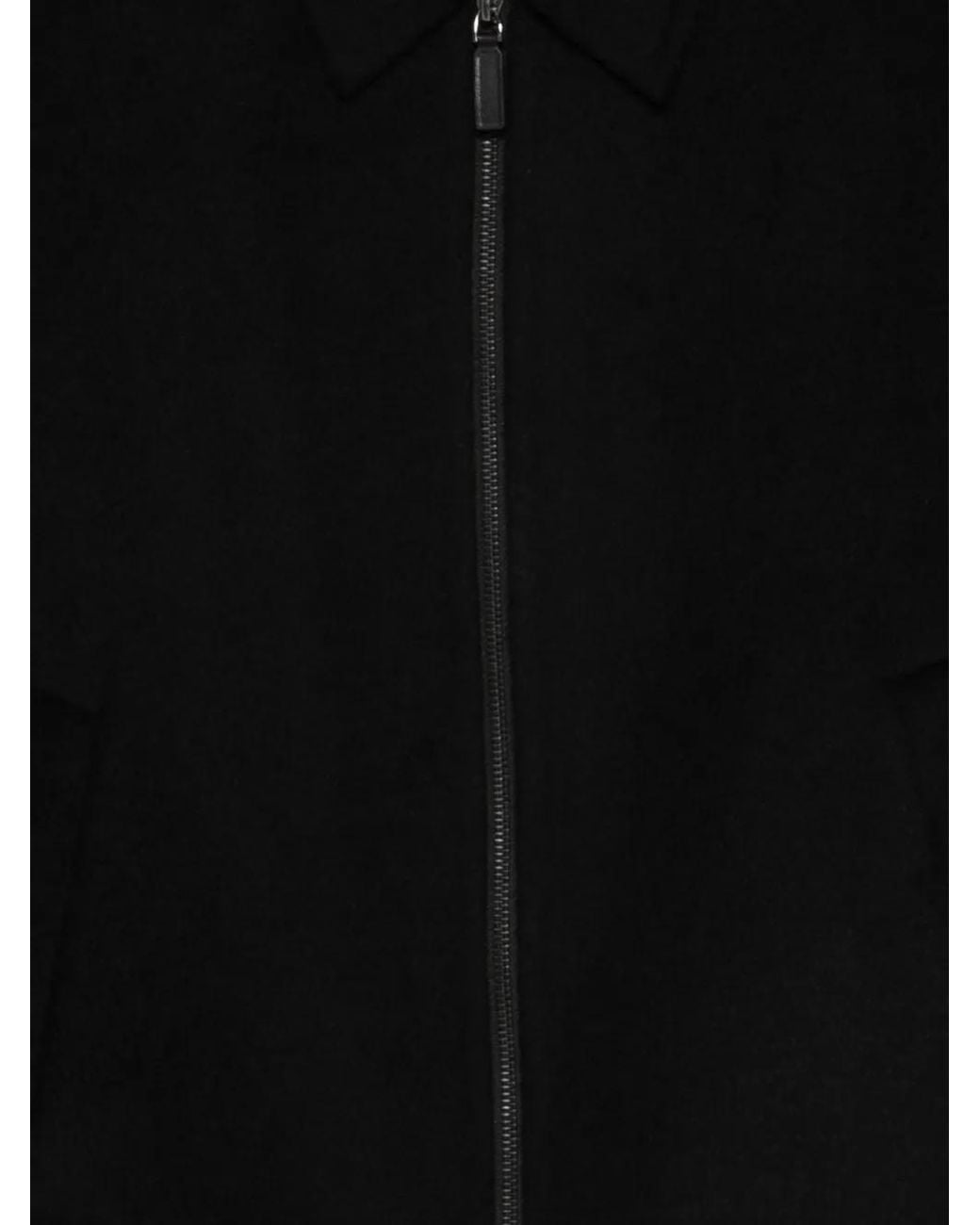 Grayed Black Zip-Up Jacket for men
