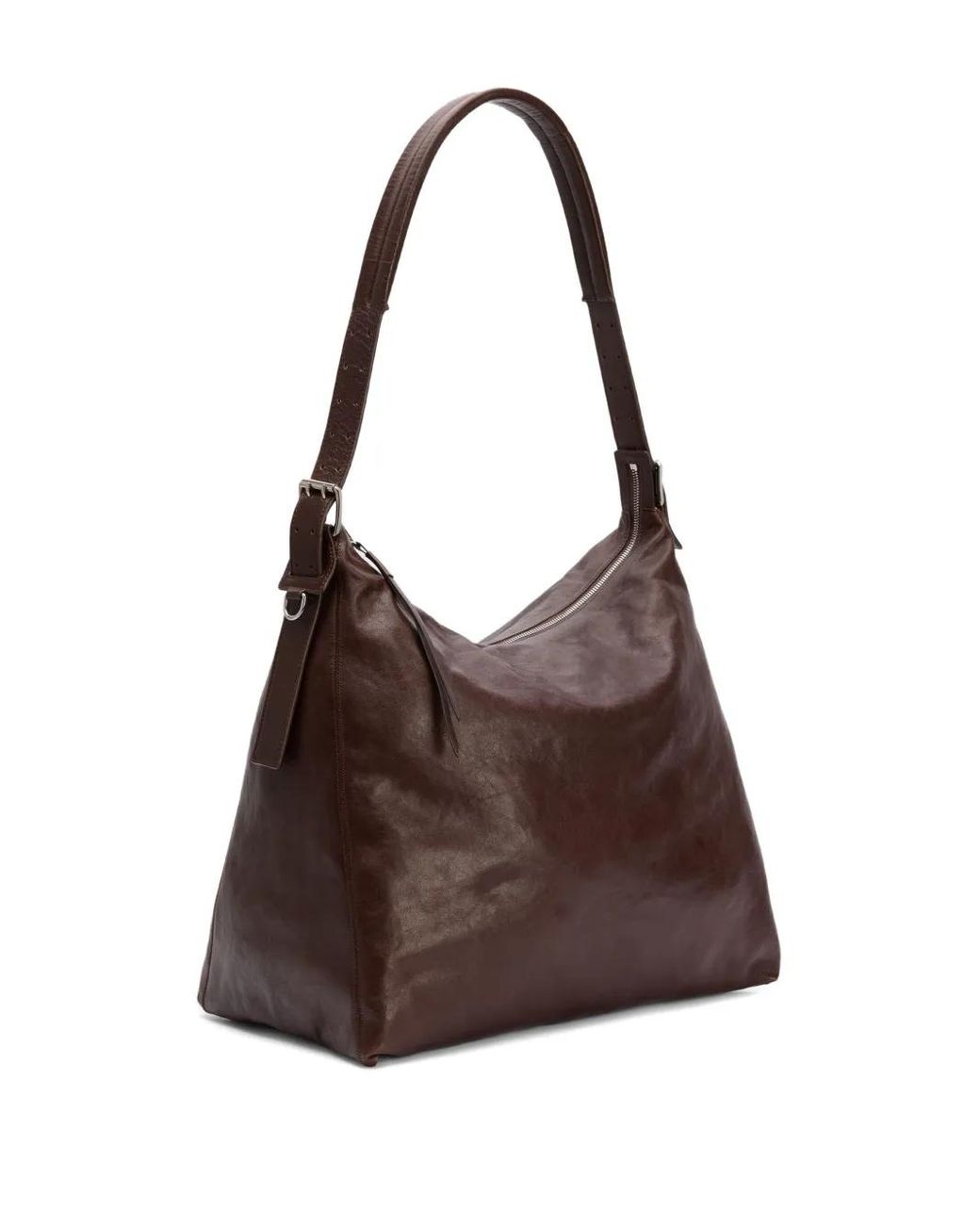 Lemaire Purple Belted Shoulder Bag