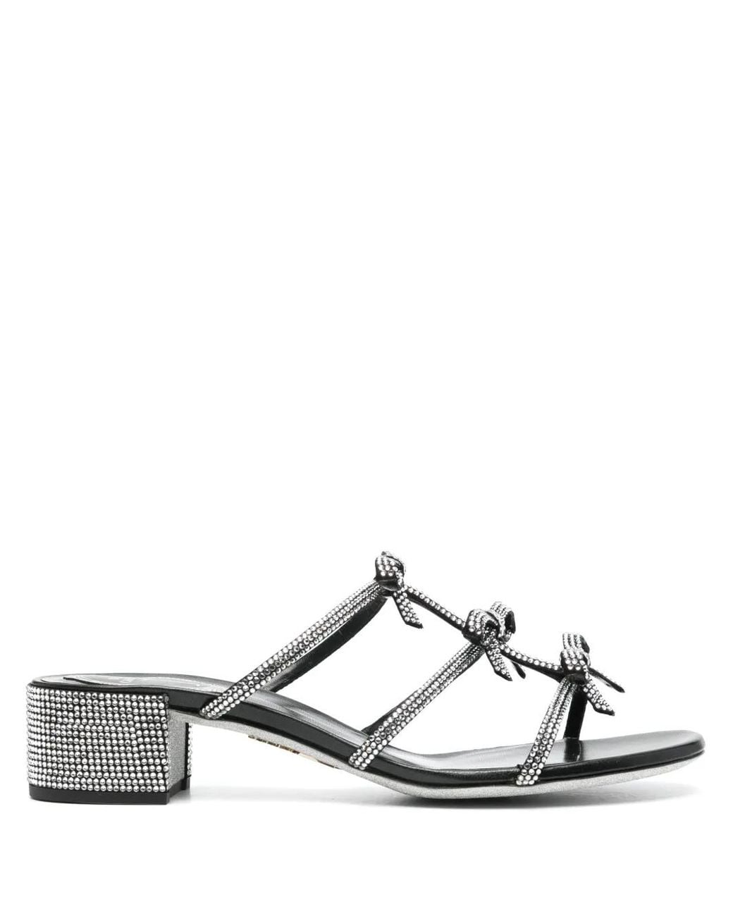 Rene Caovilla White Caterina 35Mm Mules