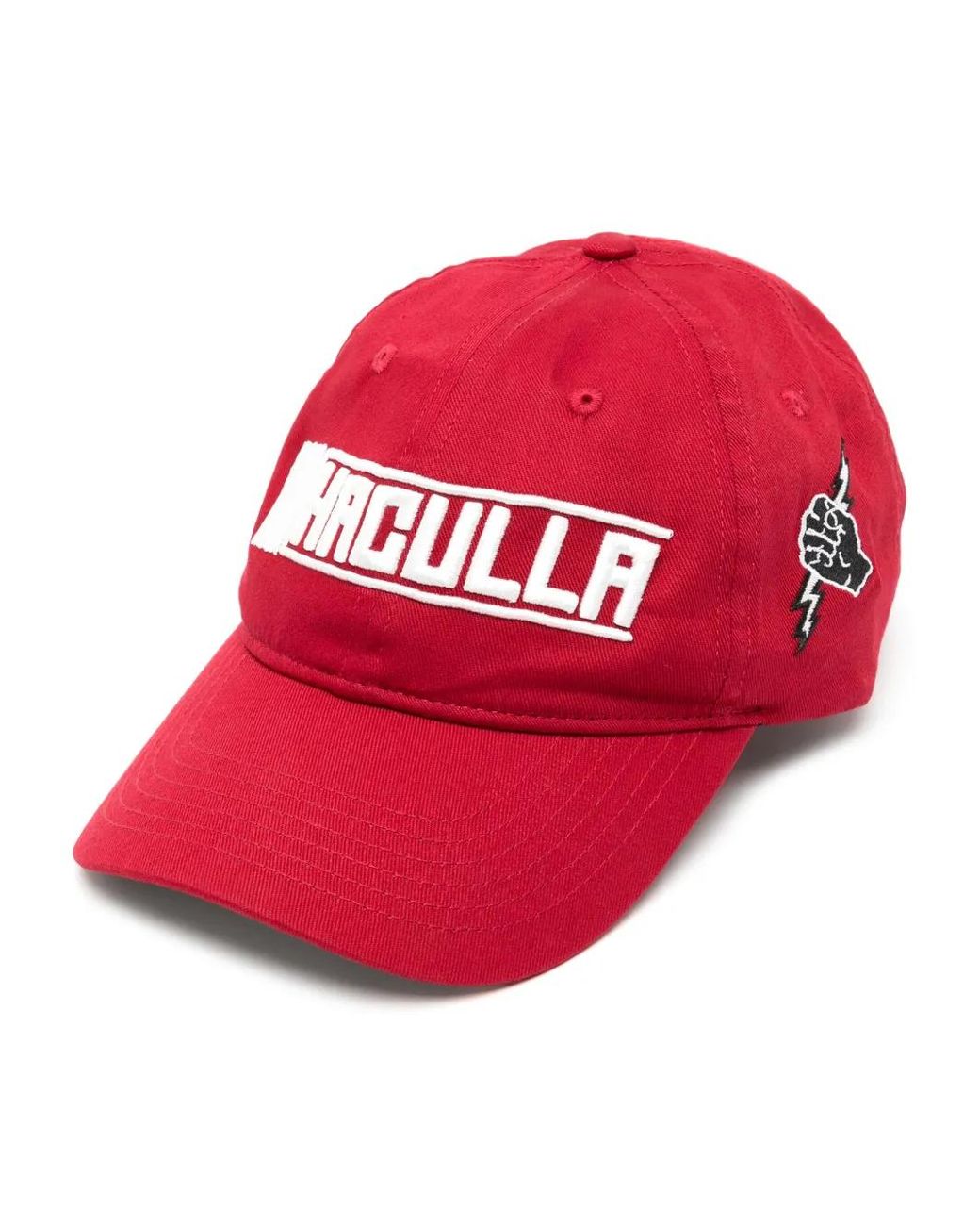 Haculla Red Super Premium Cotton Cap for men