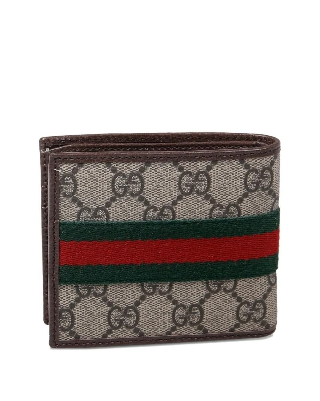Gucci Ophidia Wallet in Gray for Men | Lyst