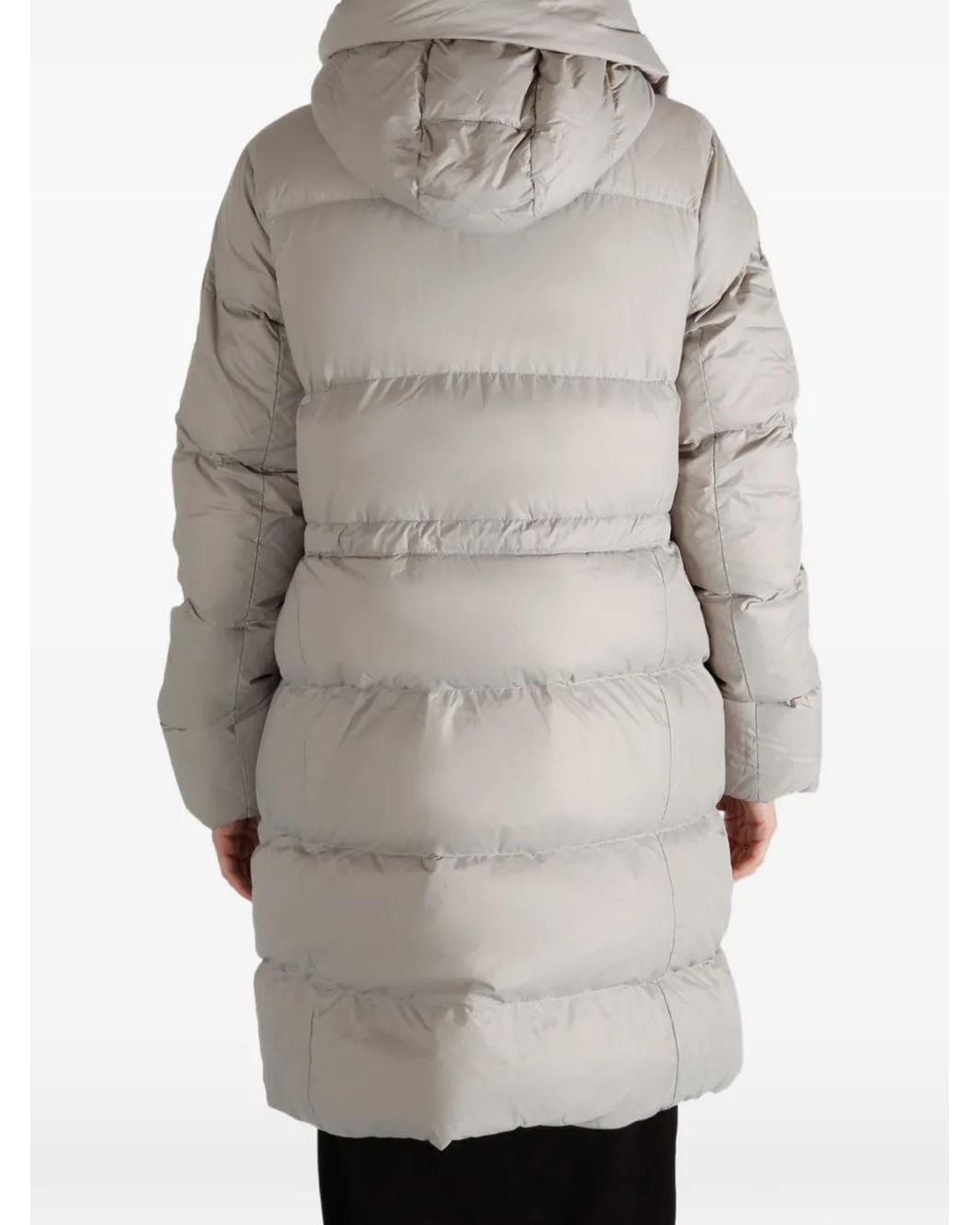 Canada Goose Gray Hooded Puffer Coat