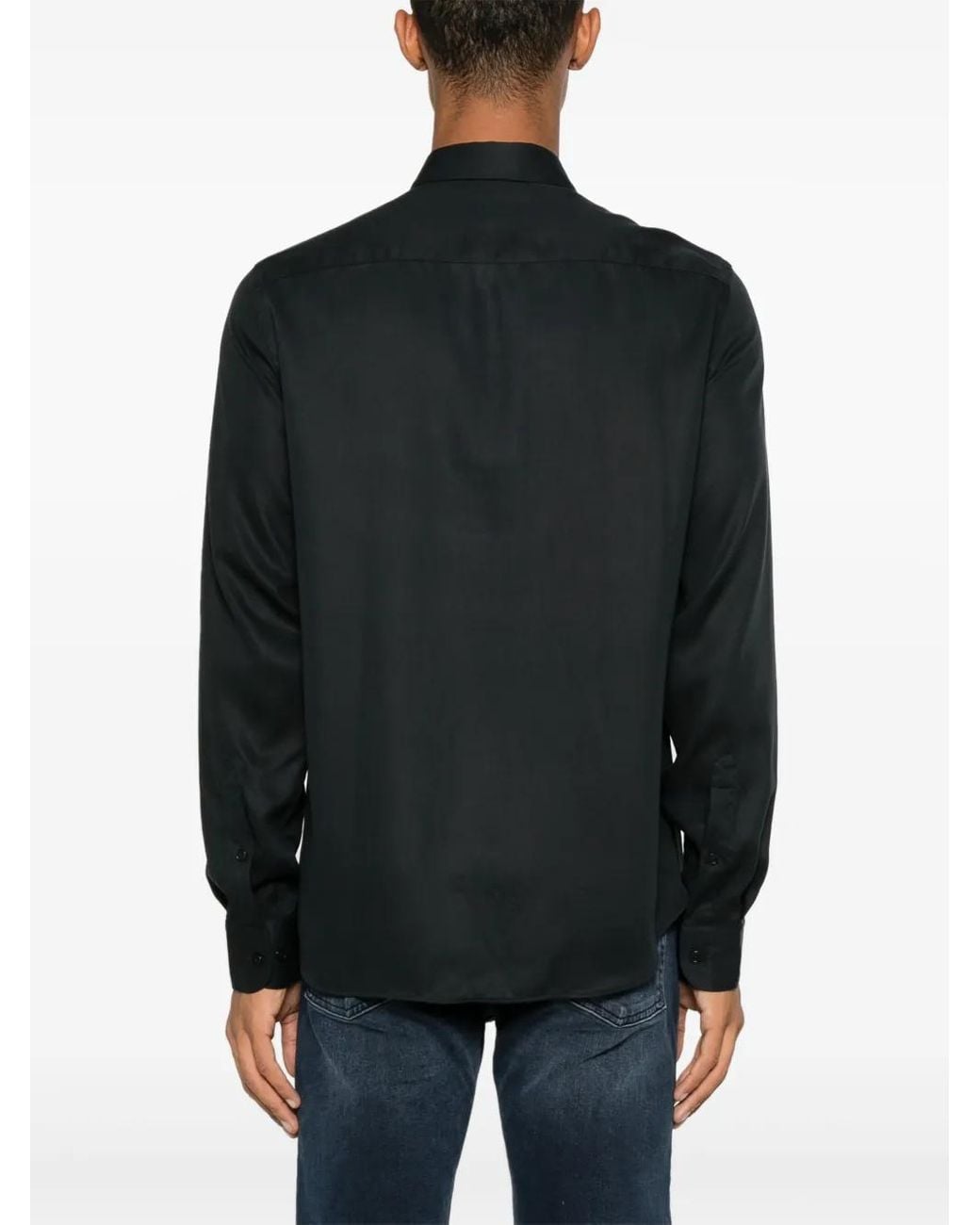 Camisa Slim J.Lindeberg de hombre de color Black