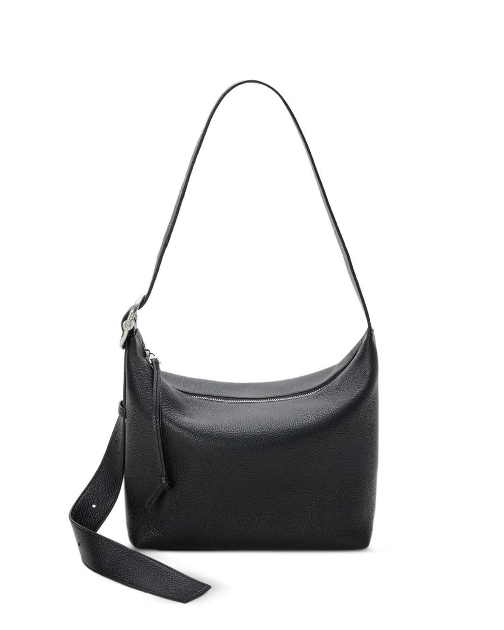 Borsa A Spalla Loop Media di Loewe in Black da Uomo