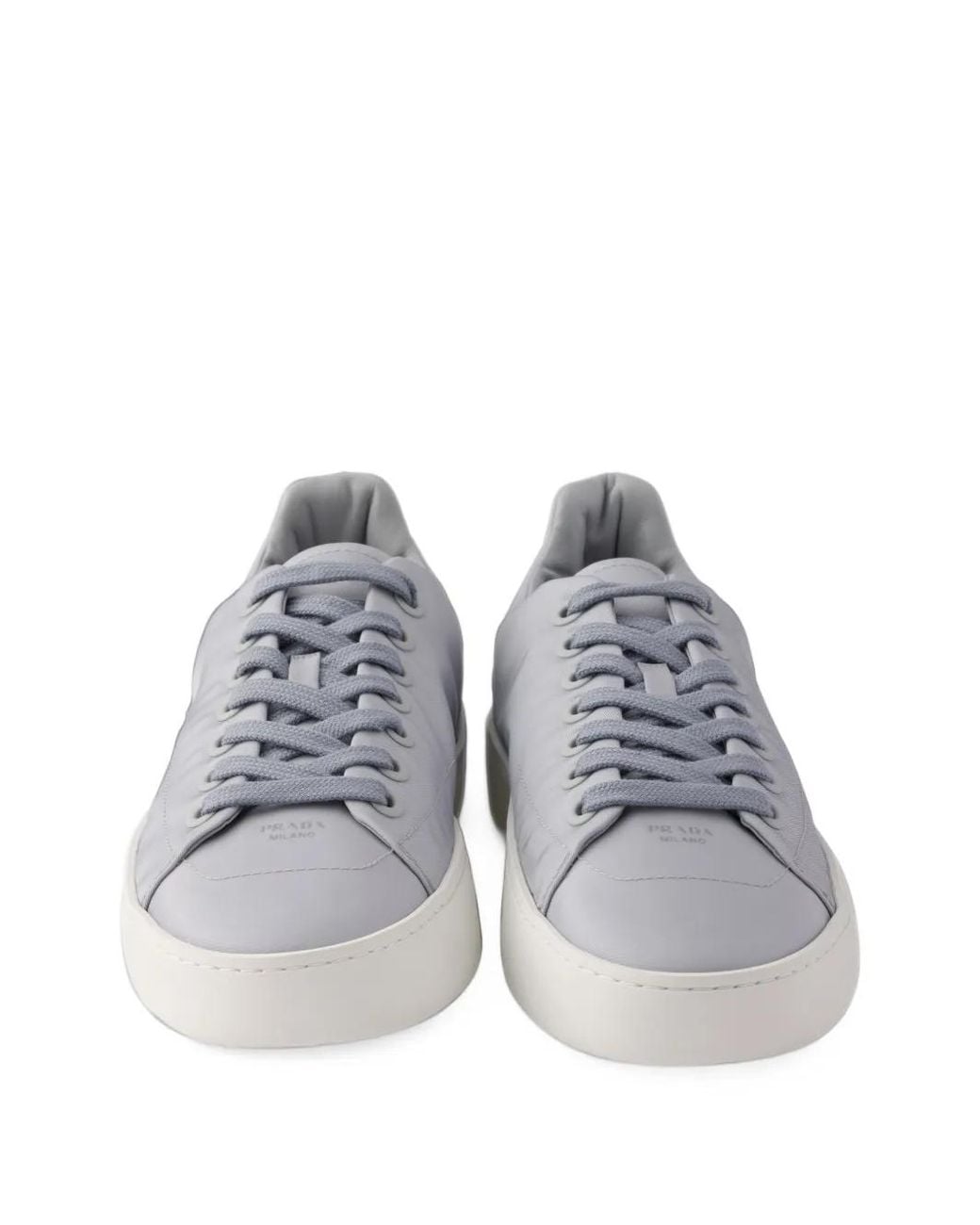 Prada White Court Re-Nylon Sneakers