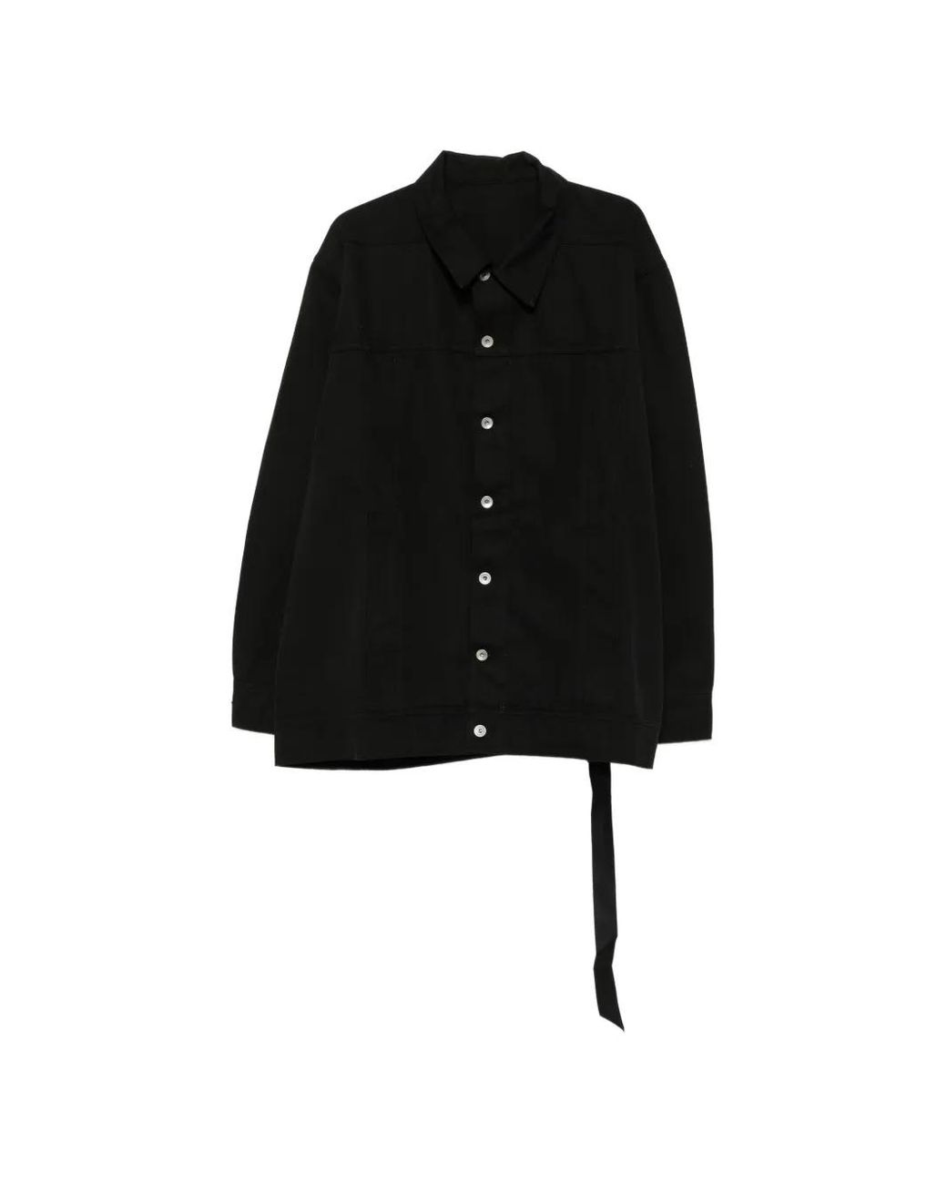 Rick Owens Black Veste Jumbo Worker for men