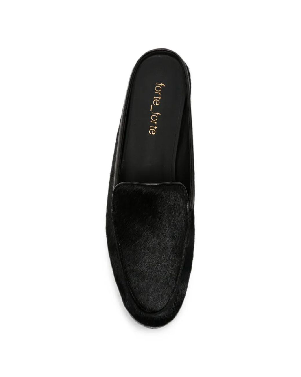 Forte_forte White Almond-Toe Loafers