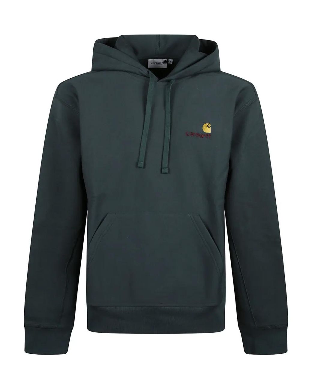 Carhartt Green American Script Hoodie for men