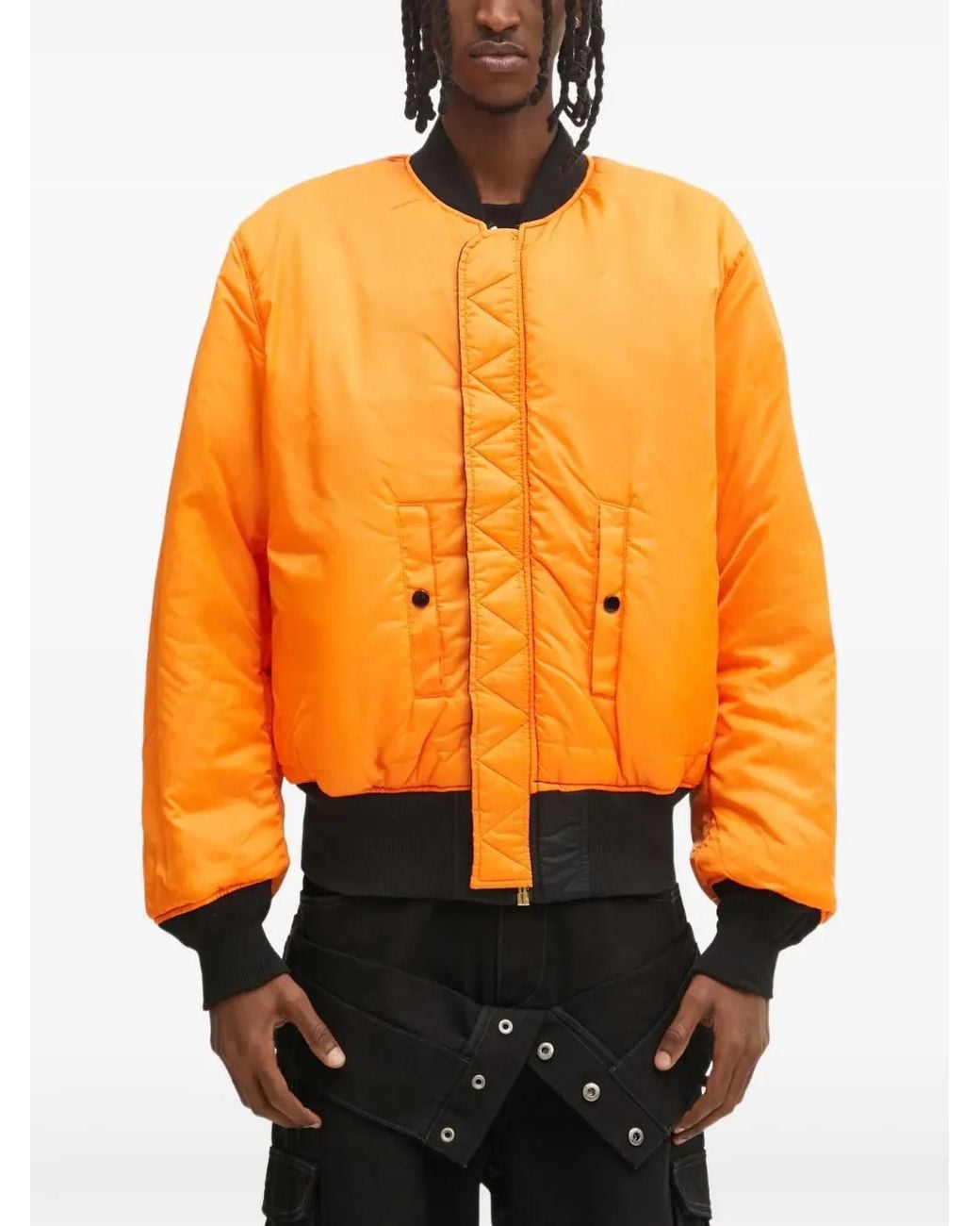 Jacket No Color No Problemo Reversible Bomber Jacket in Black for Men | Lyst