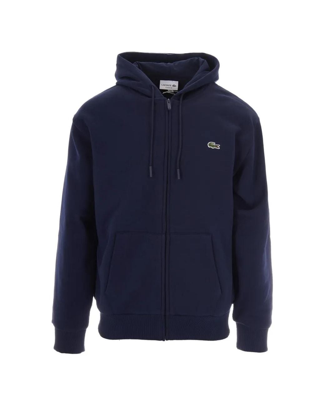 Lacoste Blue Fleece Hoodie for men