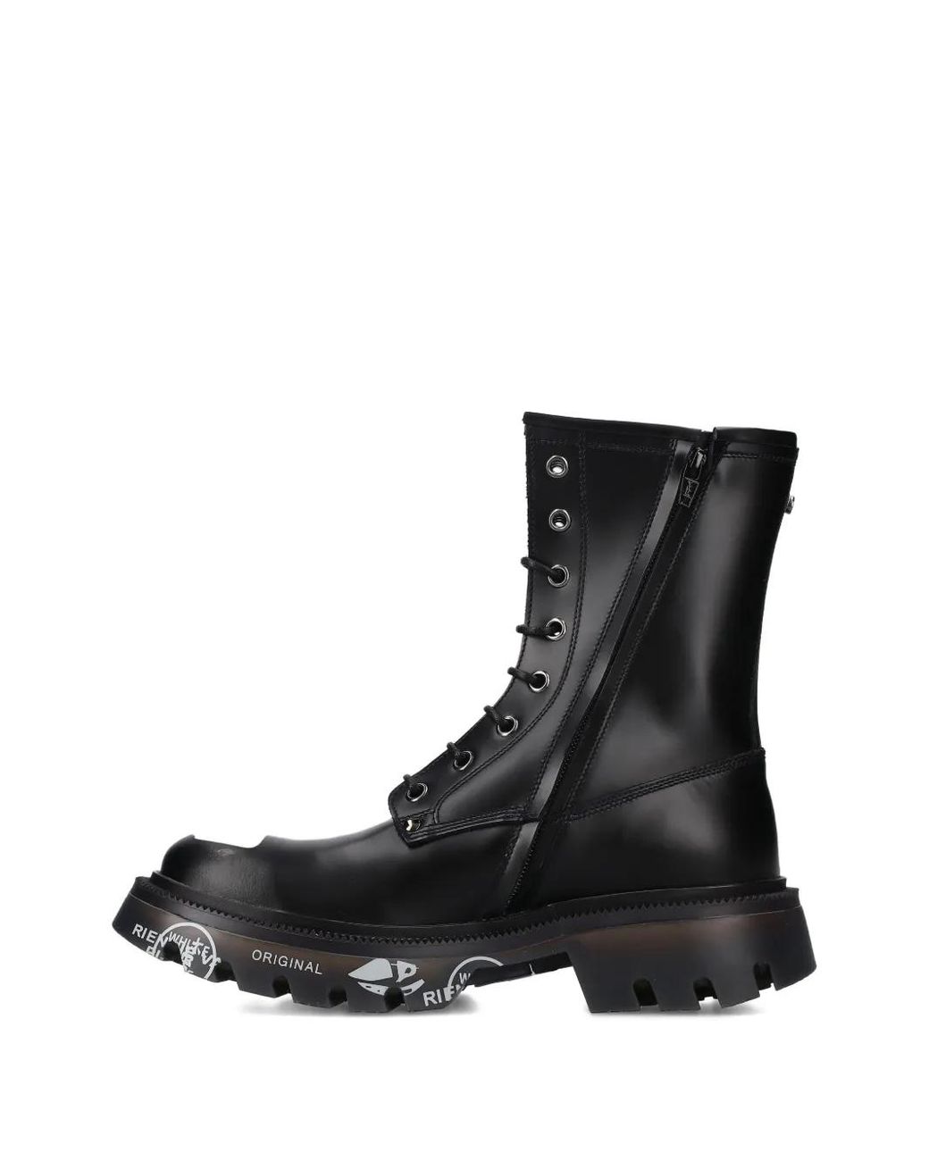 Premiata Black Brixton 461 Lace-Up Boots