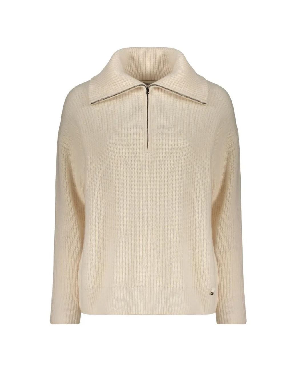 Herno Natural Ribbed-Knit Sweater