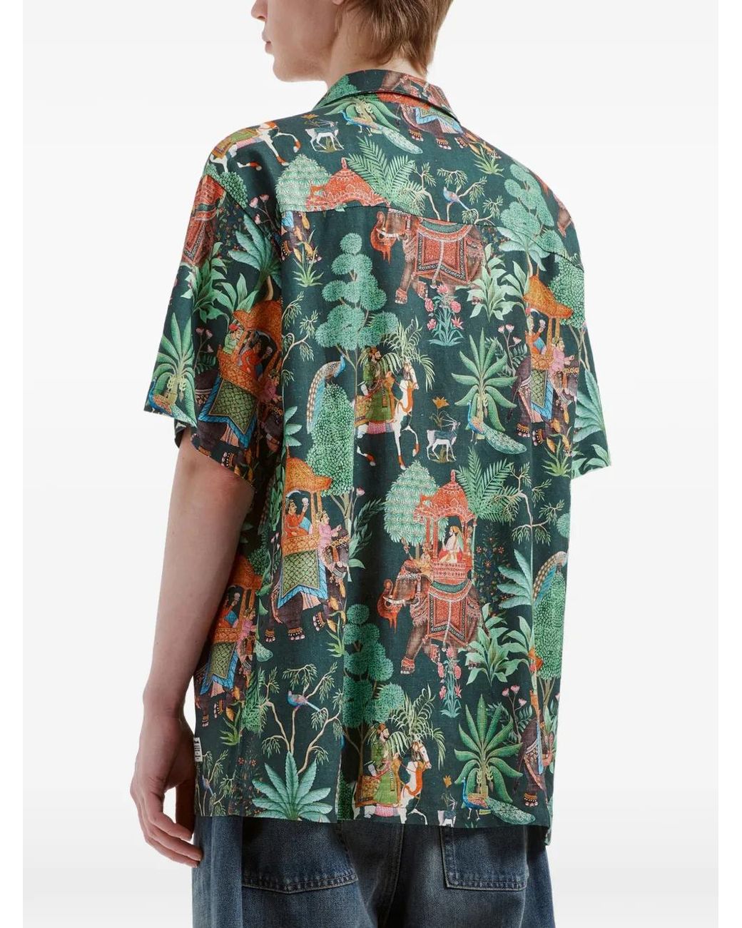 Camisa Con Estampado Gráfico AFTERMATHS de hombre de color Green