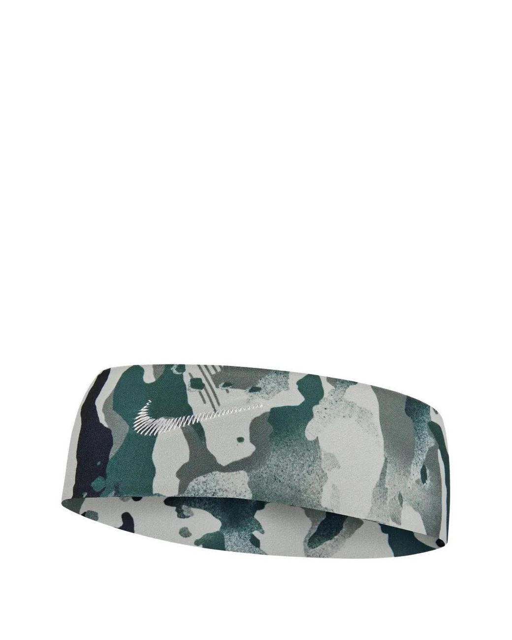 Nike Green Printed Fury Headband for men