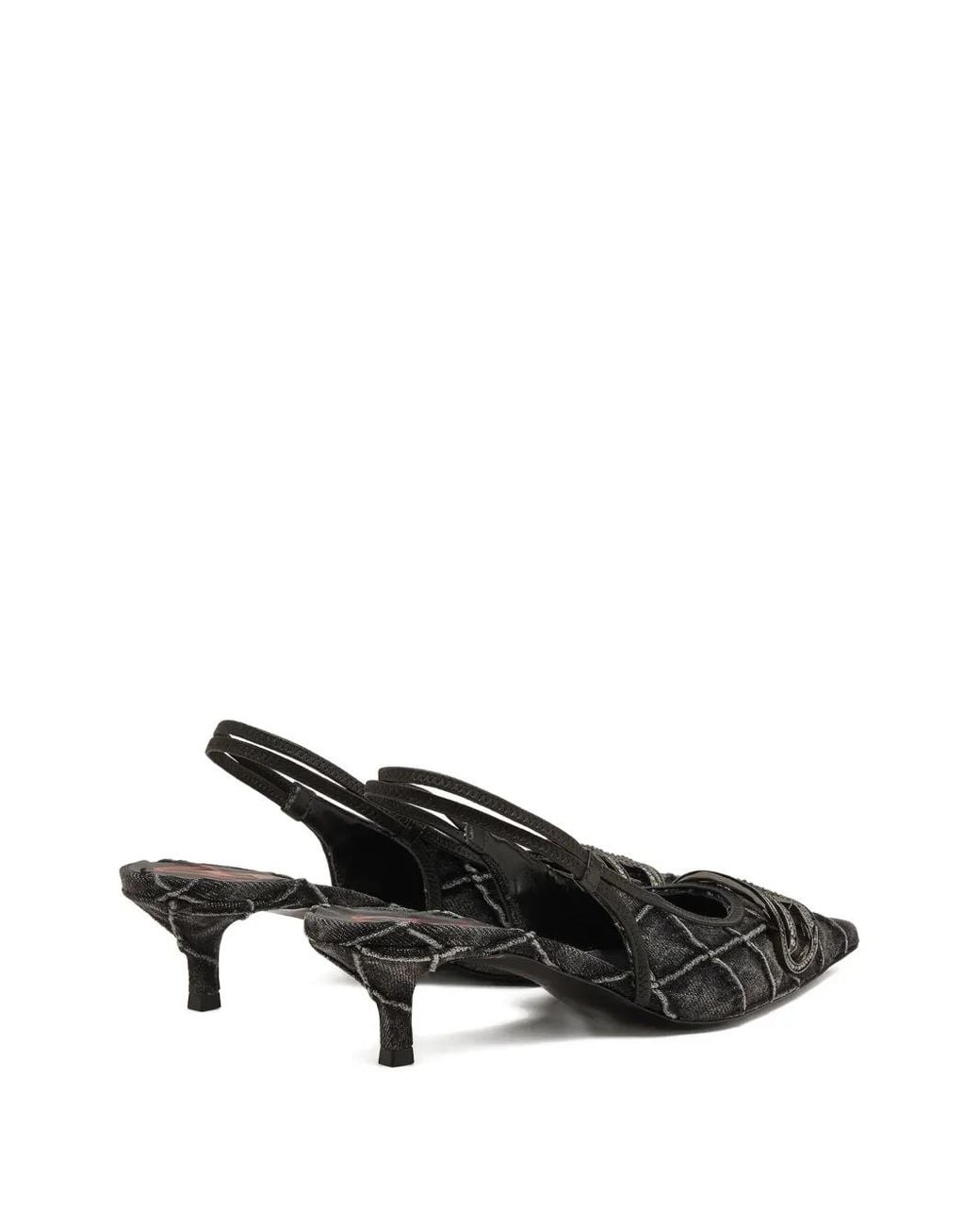 DIESEL Black D-Venus Sb Heeled Pumps