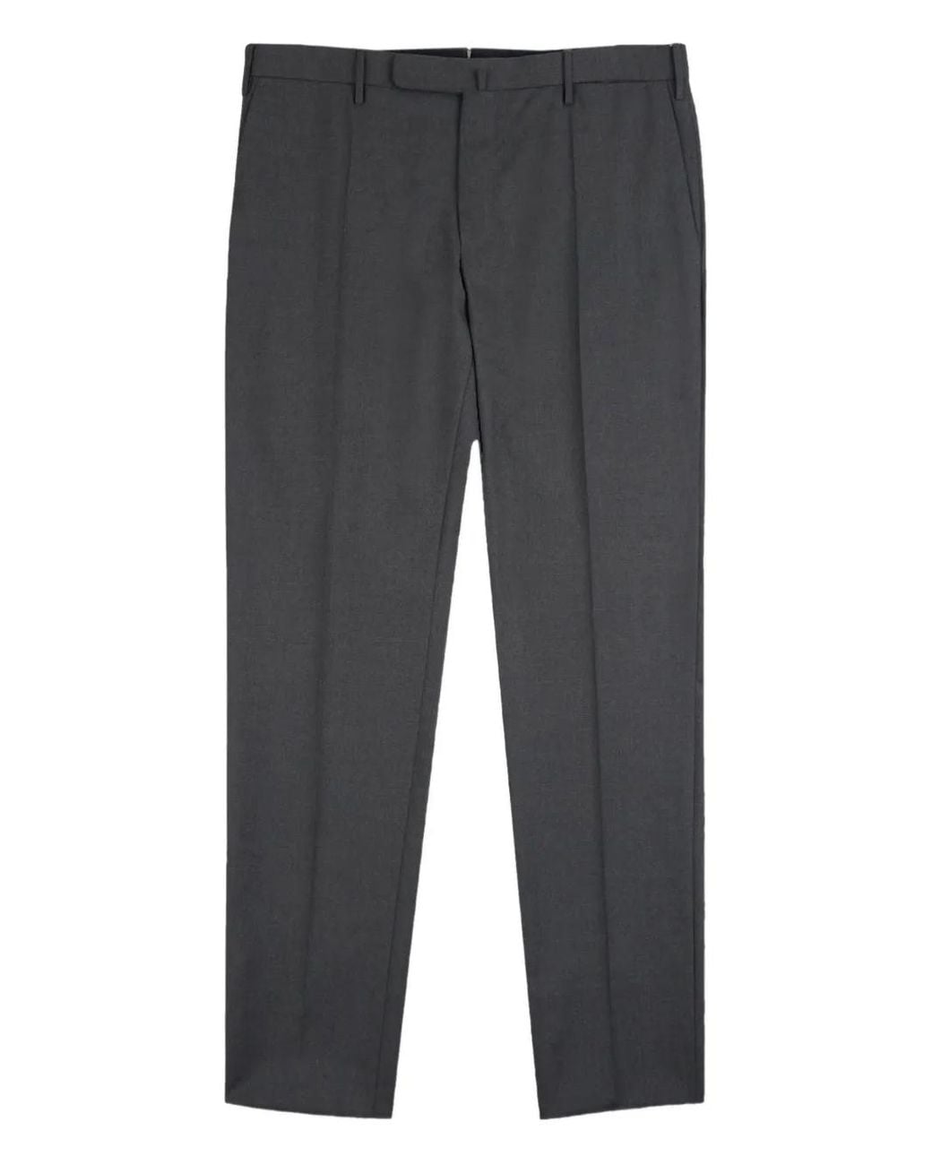 Incotex Gray Wool Tapered Trousers for men
