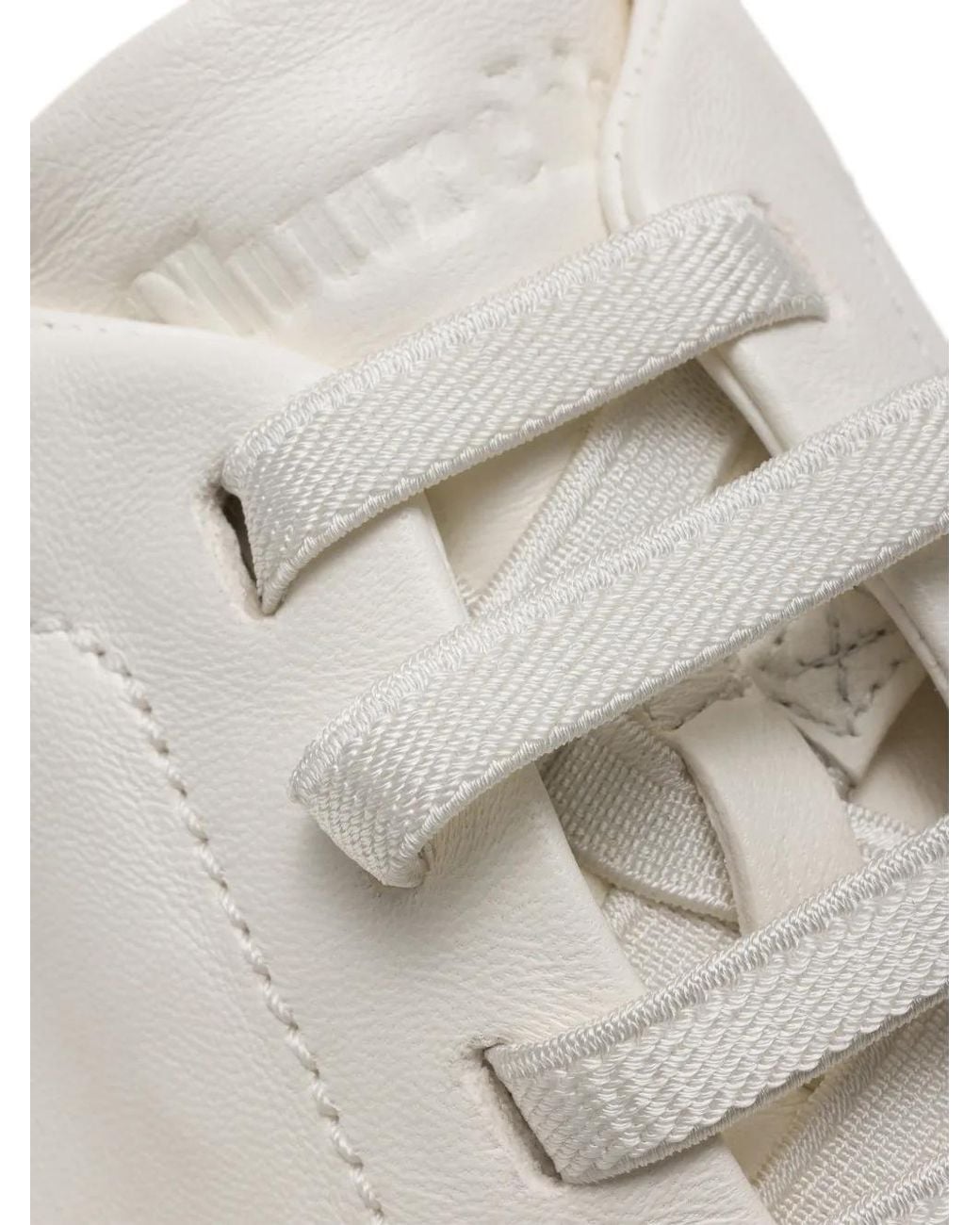 Church's White Ravienne Leather Slip-On Sneakers