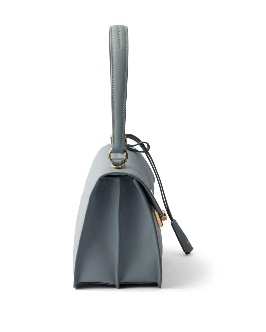 Prada Blue Medium Soft Sound Shoulder Bag