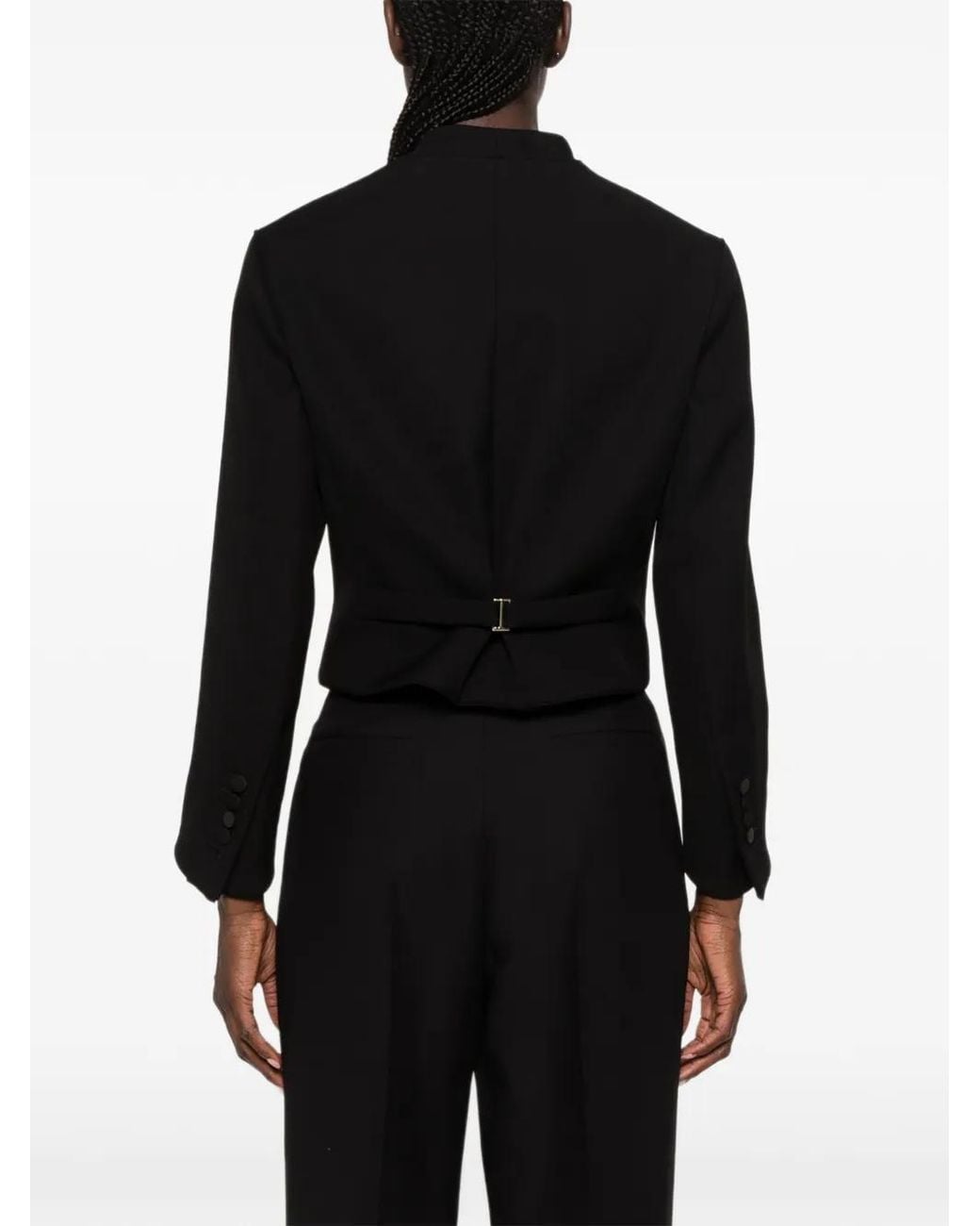 Tom Ford Black Grain De Poudre Jacket