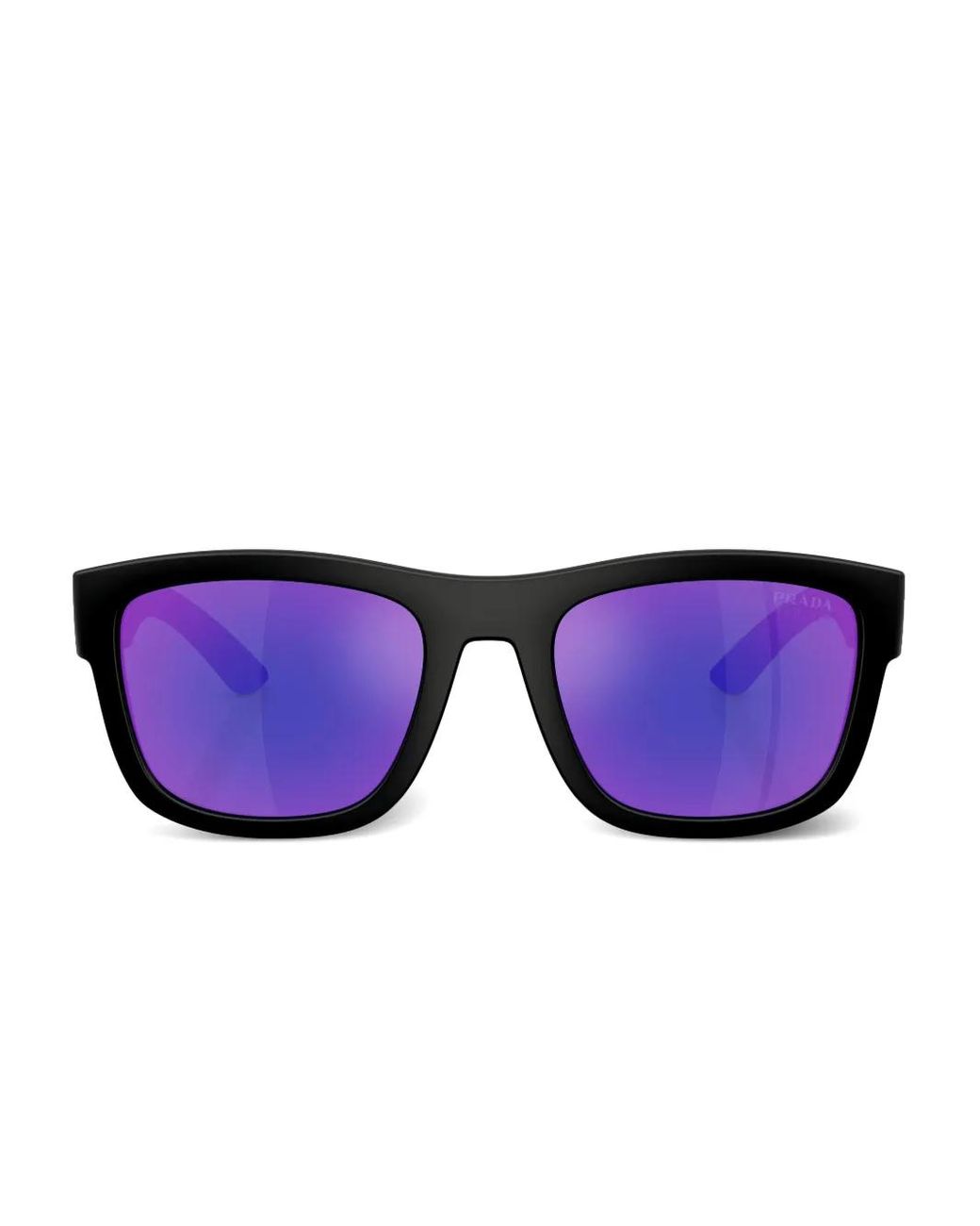 Prada Linea Rossa Blue Square-Frame Sunglasses for men