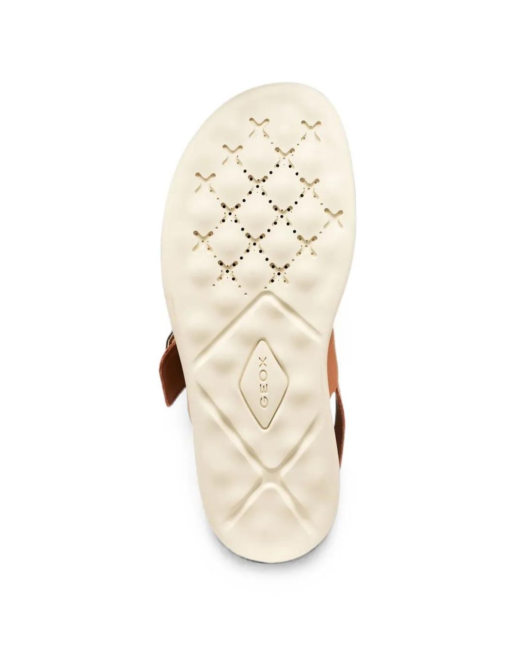 Geox Brown Xand 2S Buckle-Fastening Metallic Sandals