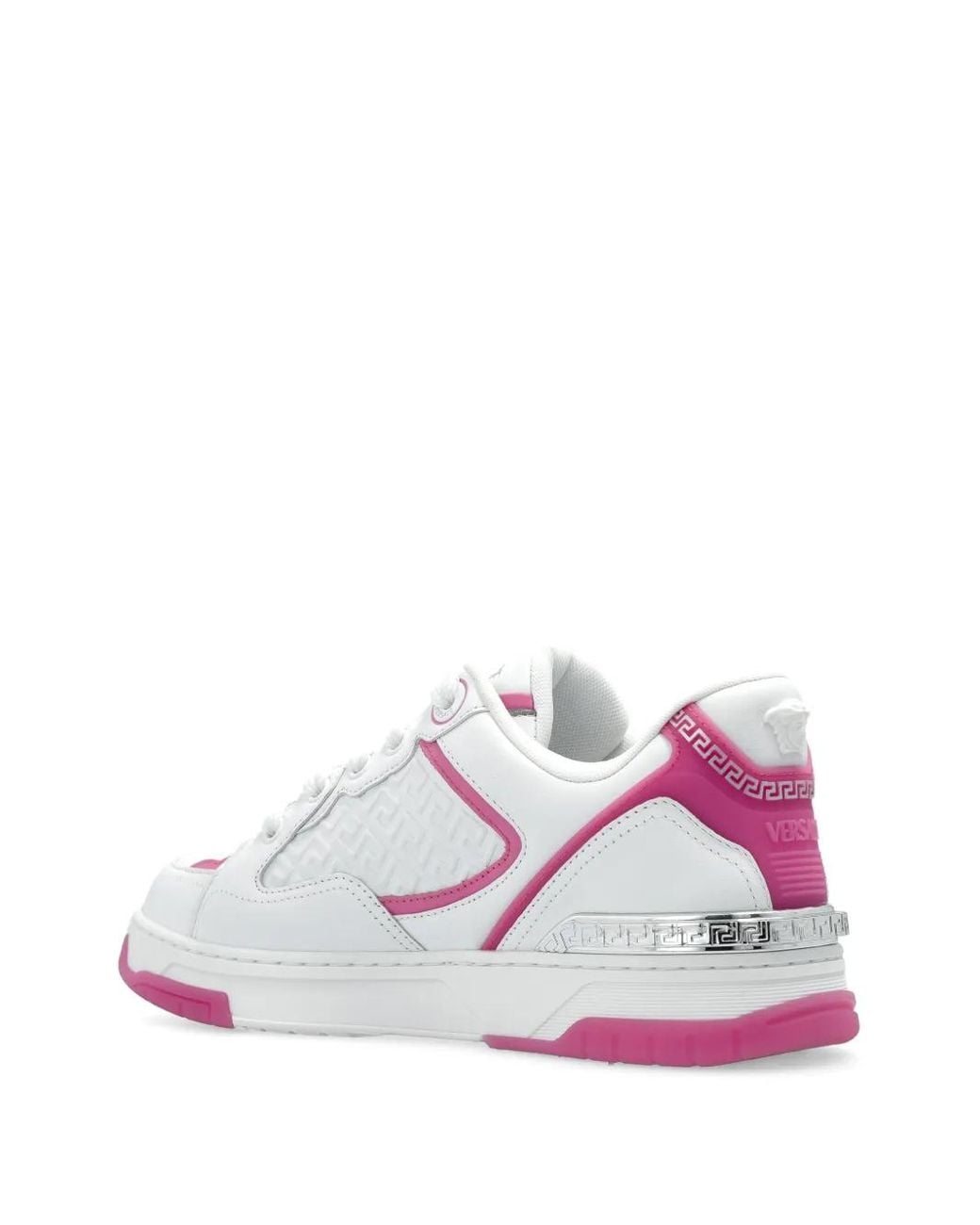 Versace White Leather Sneakers