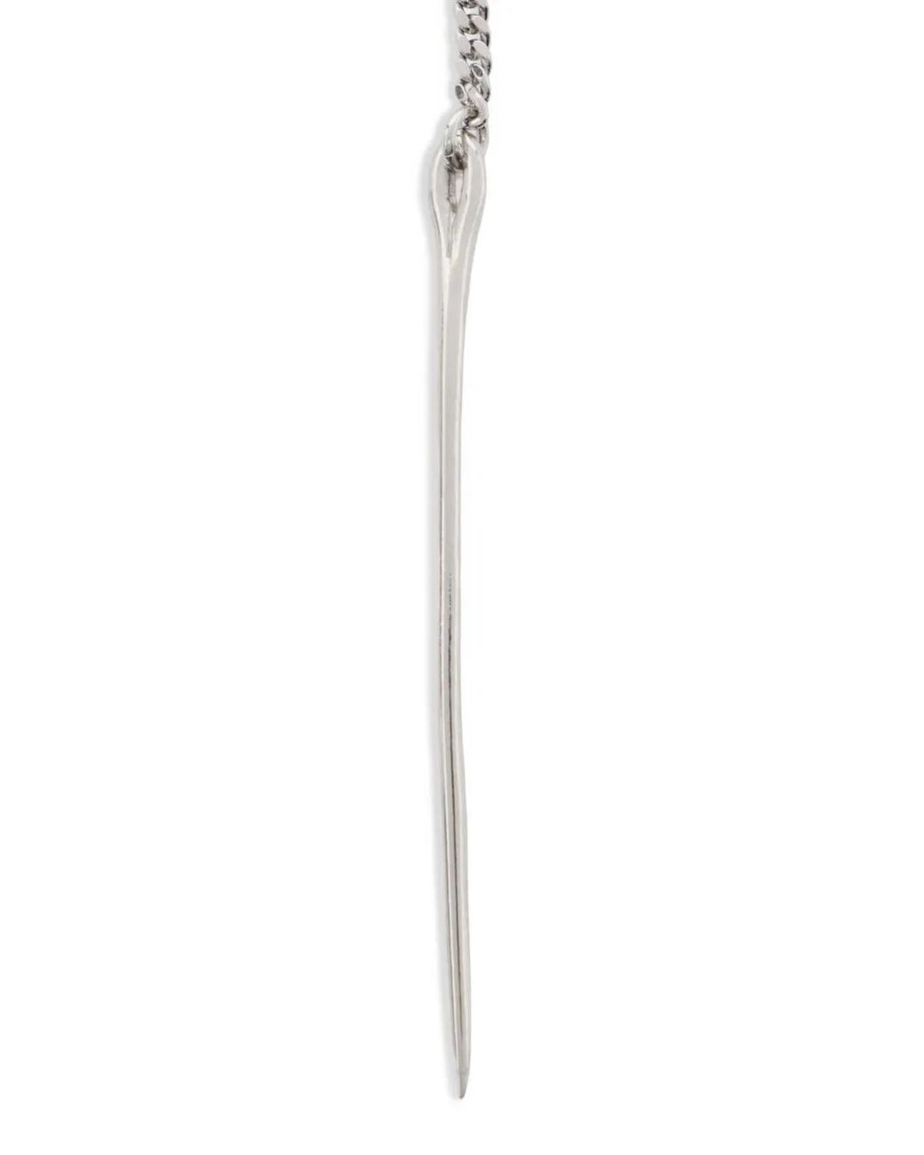 Pendiente Pierce Me DSquared² de hombre de color White