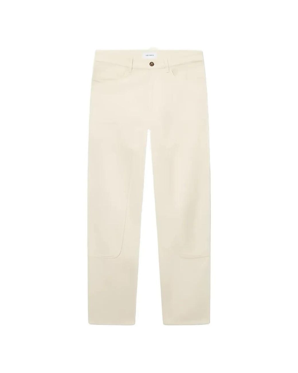 Les Deux White Ryder Straight-Leg Trousers for men