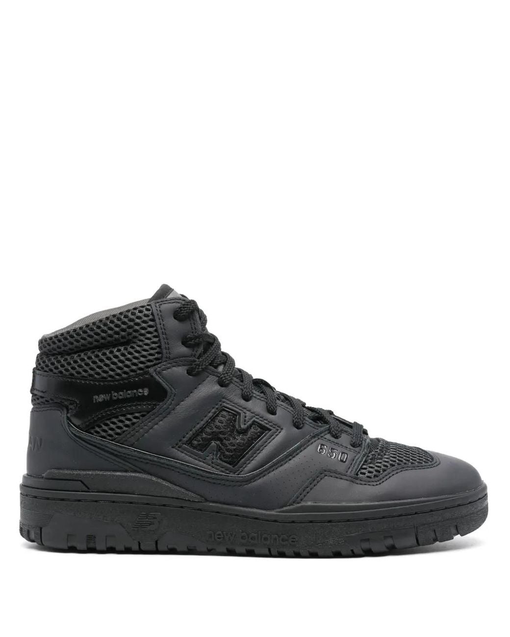Junya Watanabe Black Bb650 Leather Sneakers for men