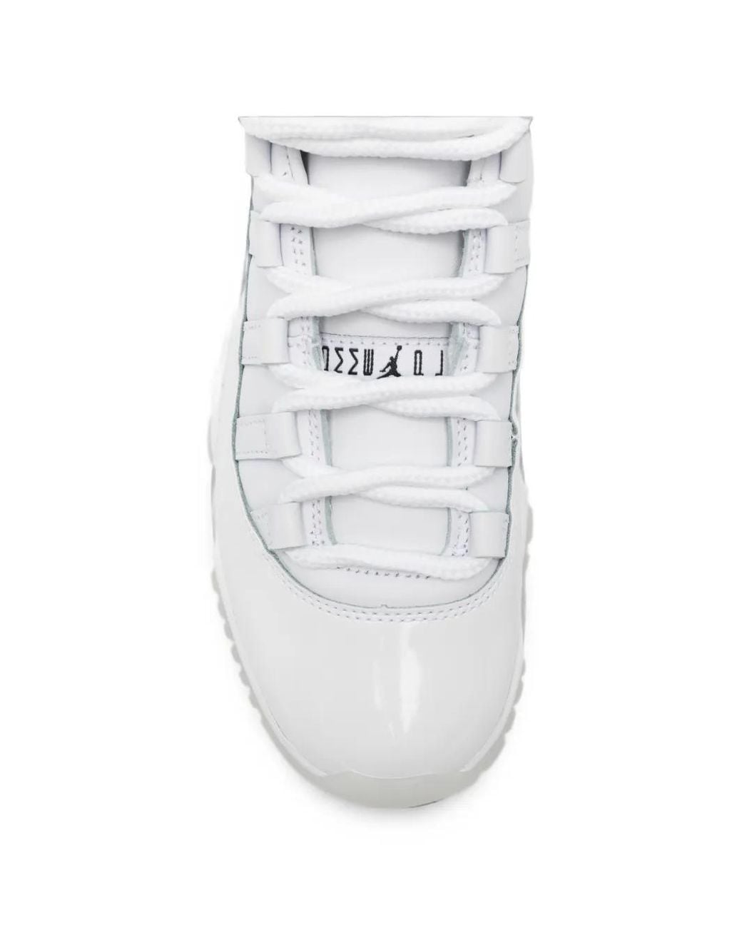 Comme des Garçons White X Air Jordan 11 Leather Sneakers