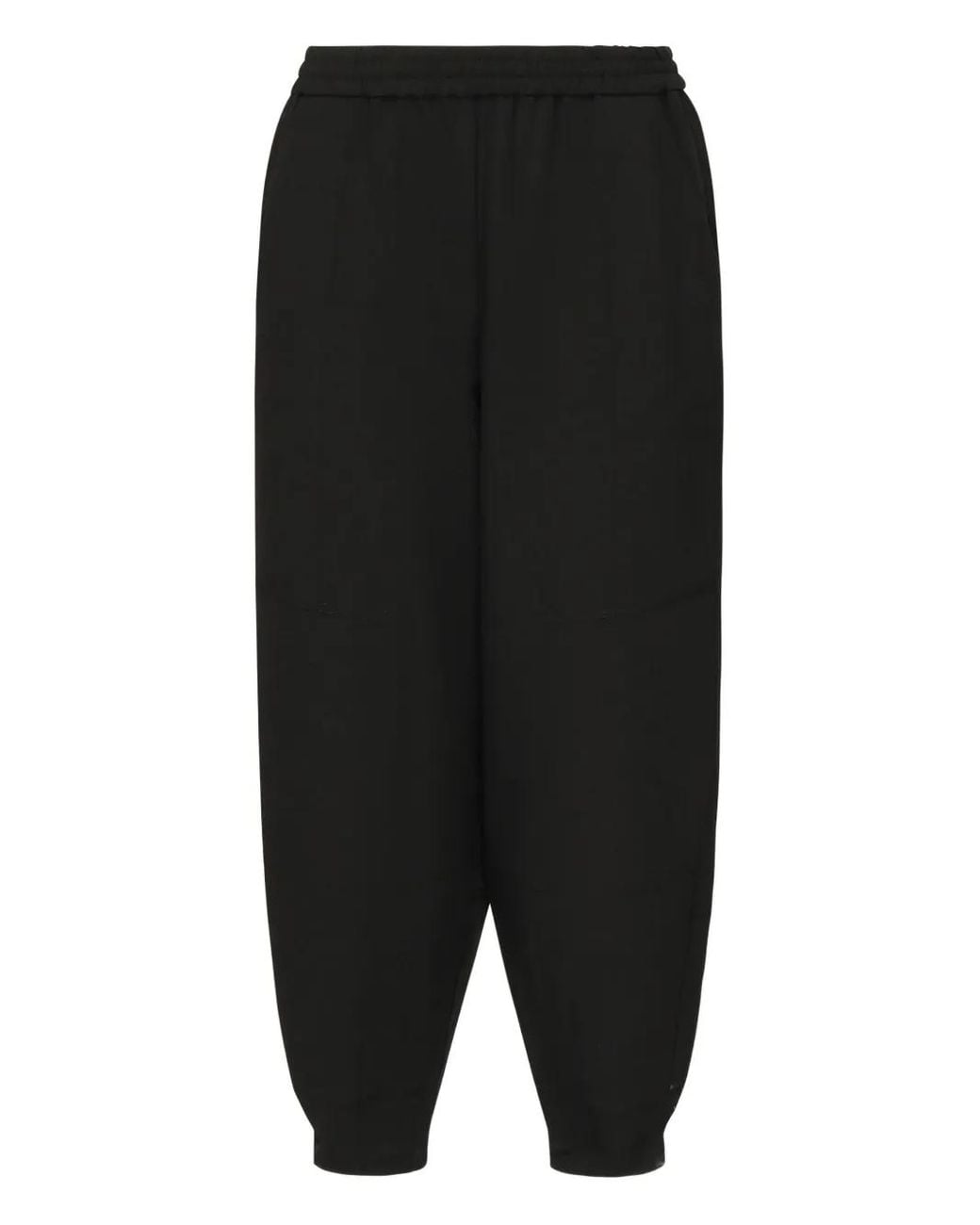 Pinko Black Elastic-Waistband Track Pants
