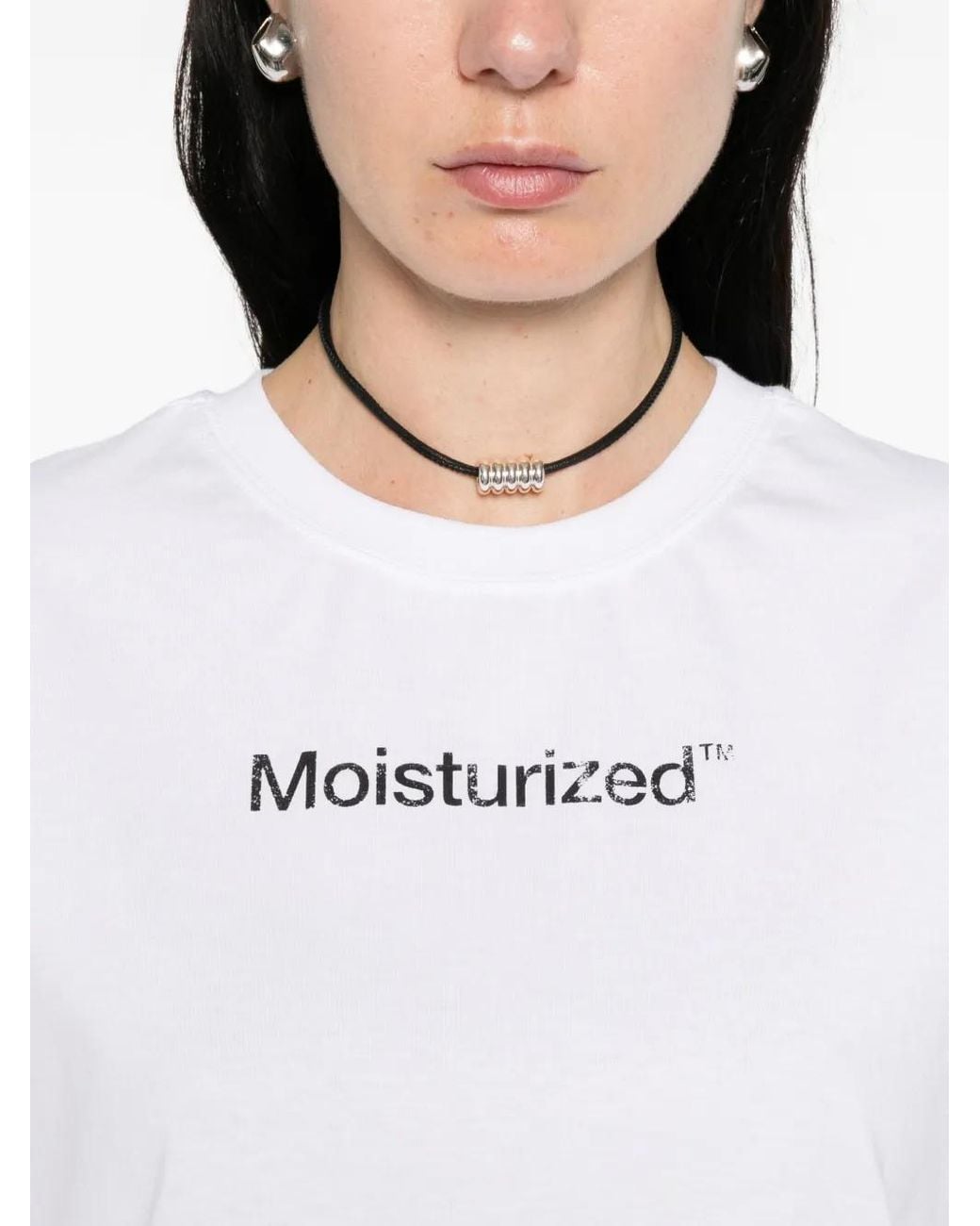 Coperni White Text-Print T-Shirt