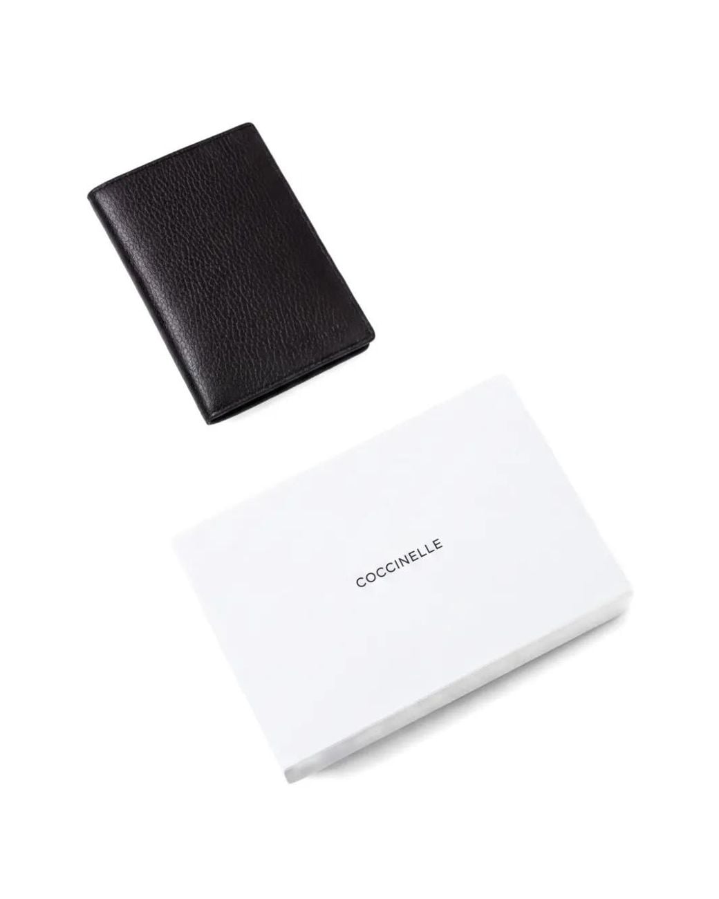 Coccinelle Black Medium Smart To Go Passport Cover for men