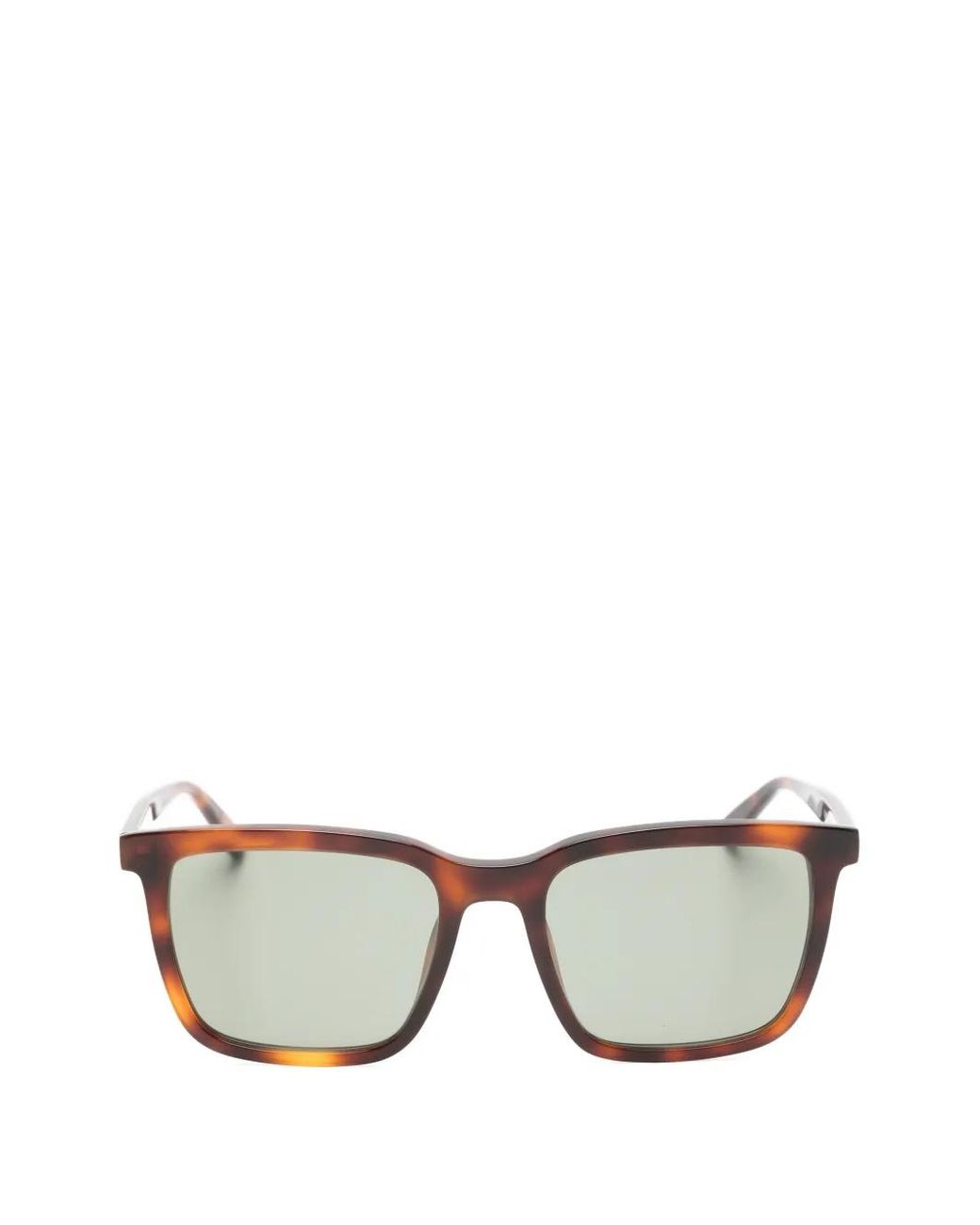 Saint Laurent Gray Sl500 Square-Frame Sunglasses