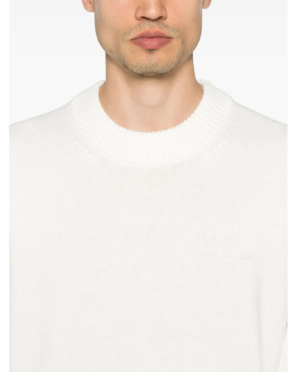 J.Lindeberg Eddy Trui in het White voor heren