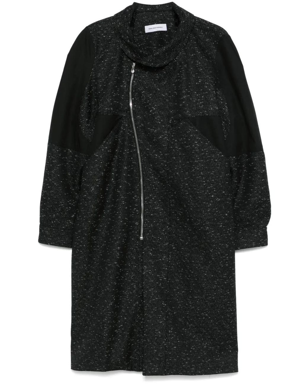 Kiko Kostadinov Babraham Coat in Black for Men | Lyst