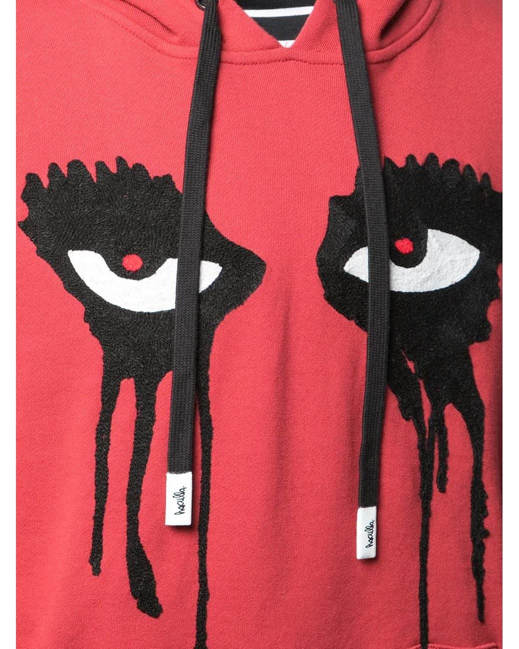 Haculla Pink Moody Eyes Hoodie for men