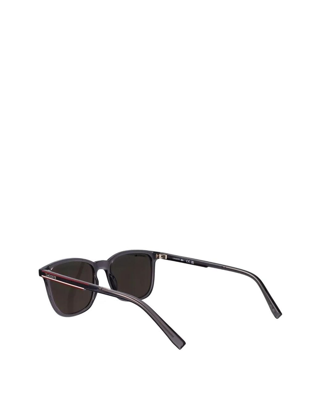 Lacoste Gray Square-Frame Sunglasses for men