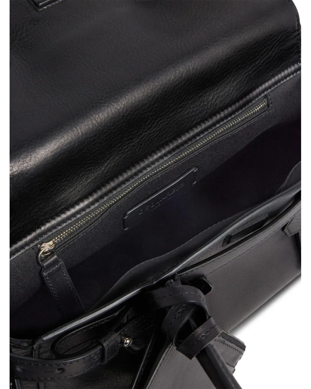 DSquared² Black Logo-Lettering Tote Bag