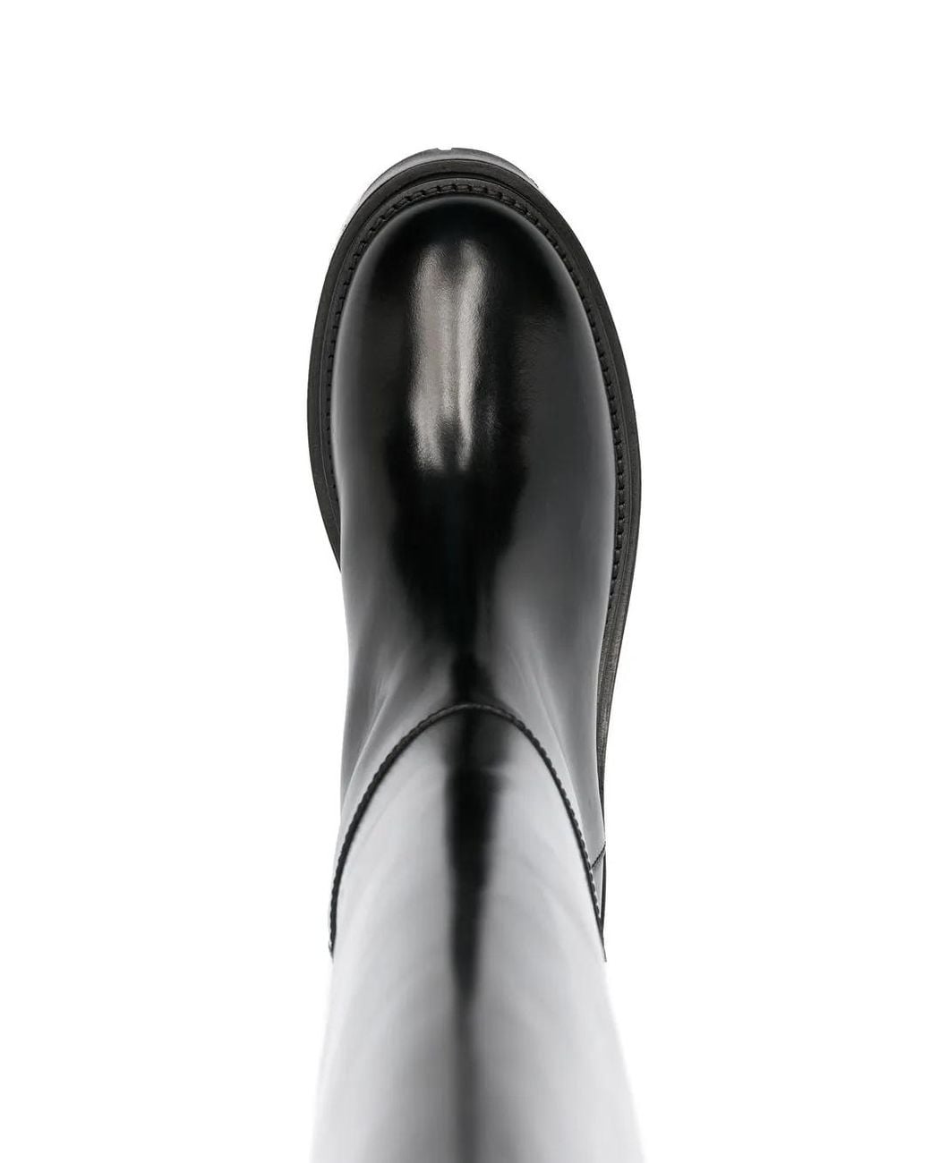 Isabel Marant Black Cener Knee-High Leather Boots