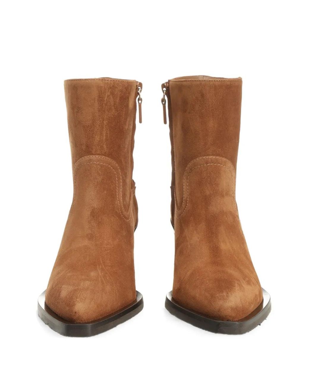 Stuart Weitzman Brown 60Mm Tate Suede Boots