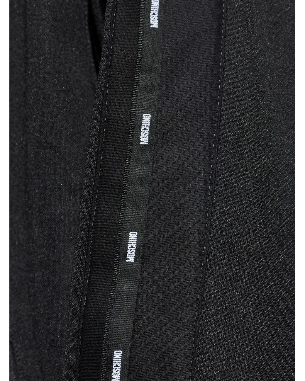 Moschino Black Zip Trim Sweater for men