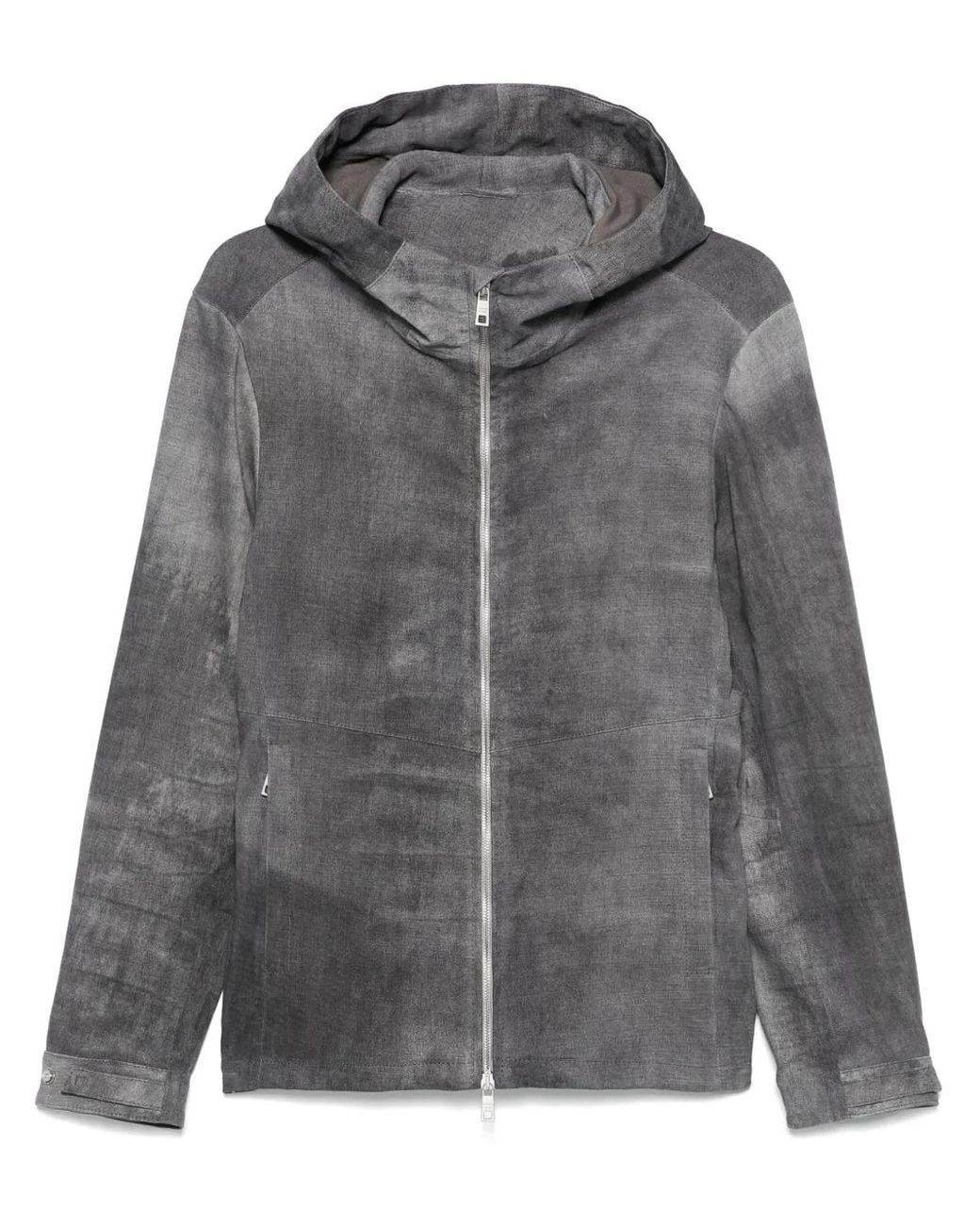Giorgio Brato Gray Suede Jacket for men