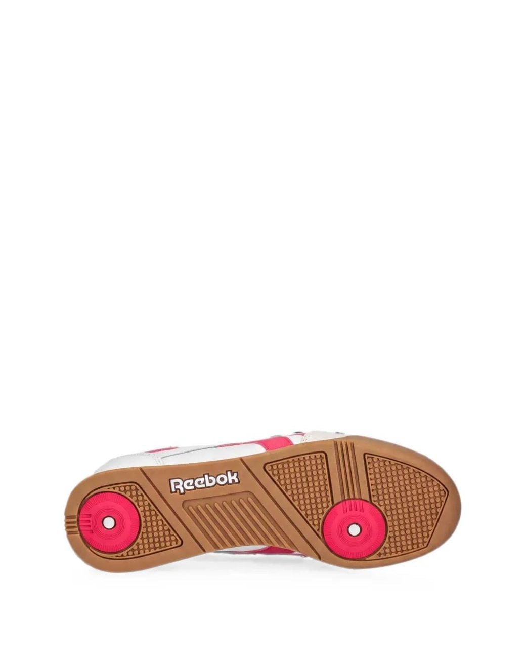 Reebok Pink Suede Striped Sneakers