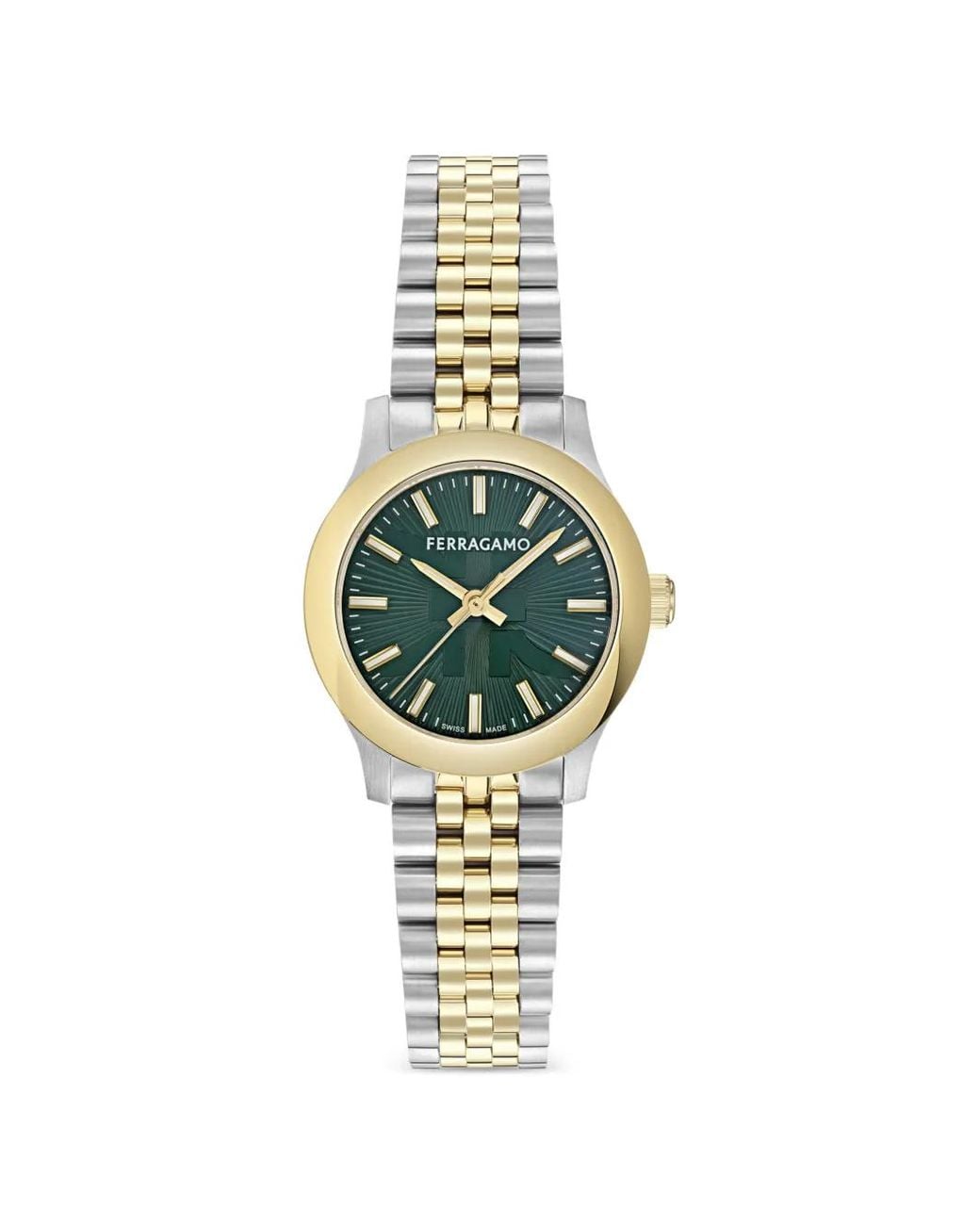 Ferragamo Metallic Duo 28Mm Watch