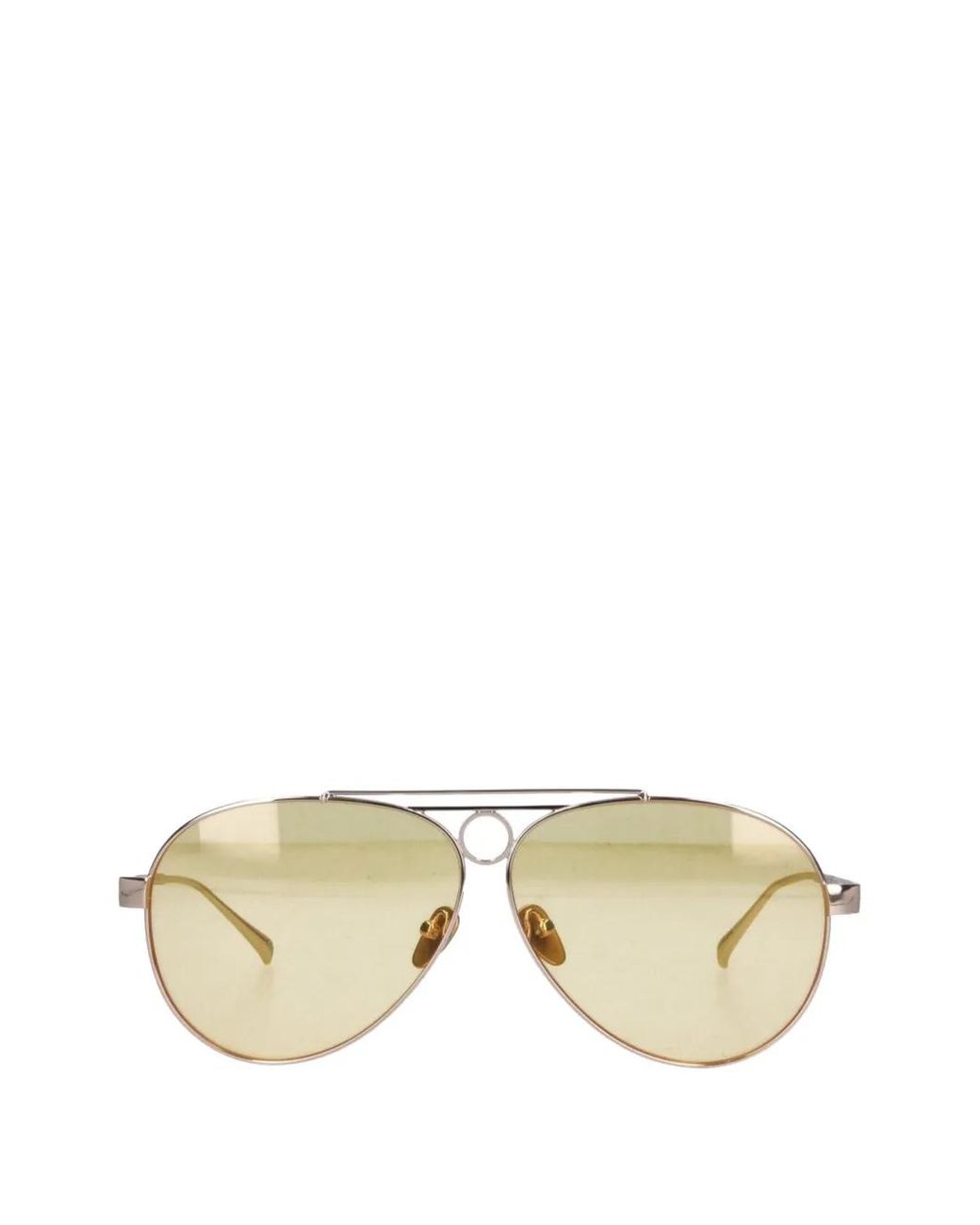 FACE HIDE Metallic Federico Hurth Pilot-Frame Sunglasses for men